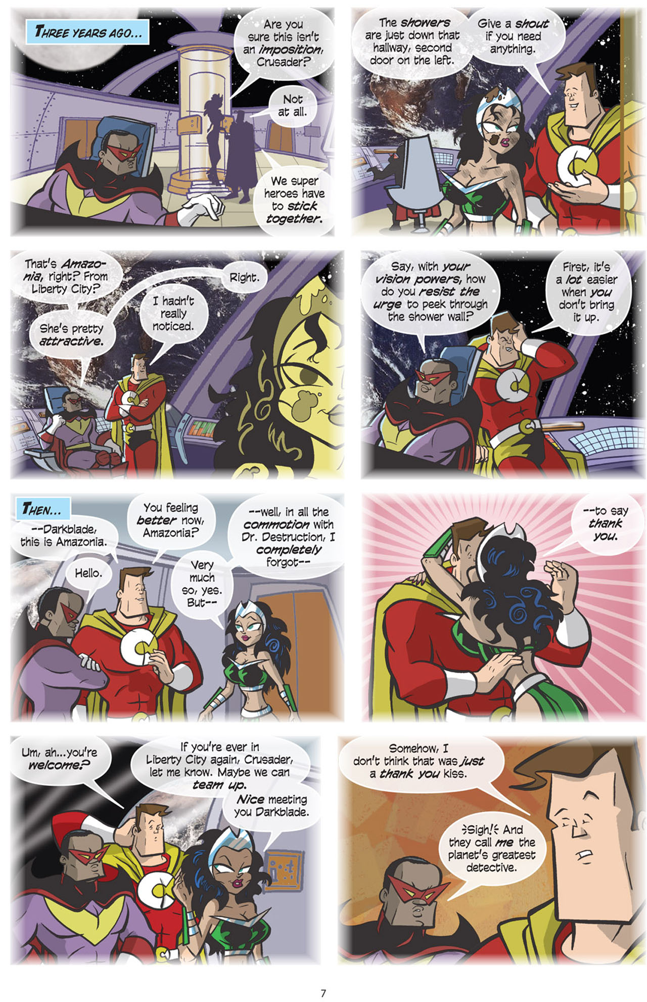 Read online Love and Capes comic -  Issue #6 - 9