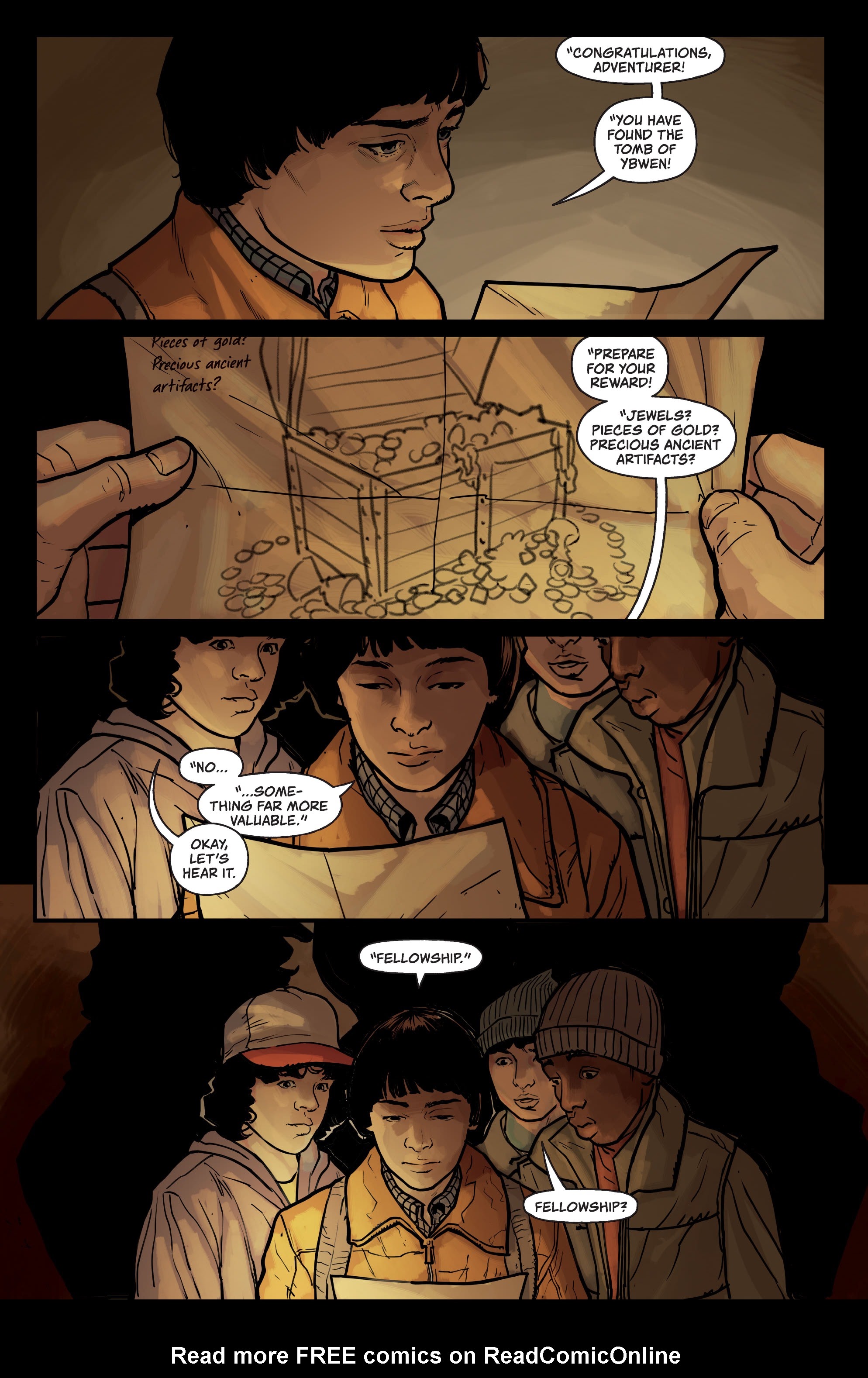 Read online Stranger Things: The Tomb of Ybwen comic -  Issue #4 - 4