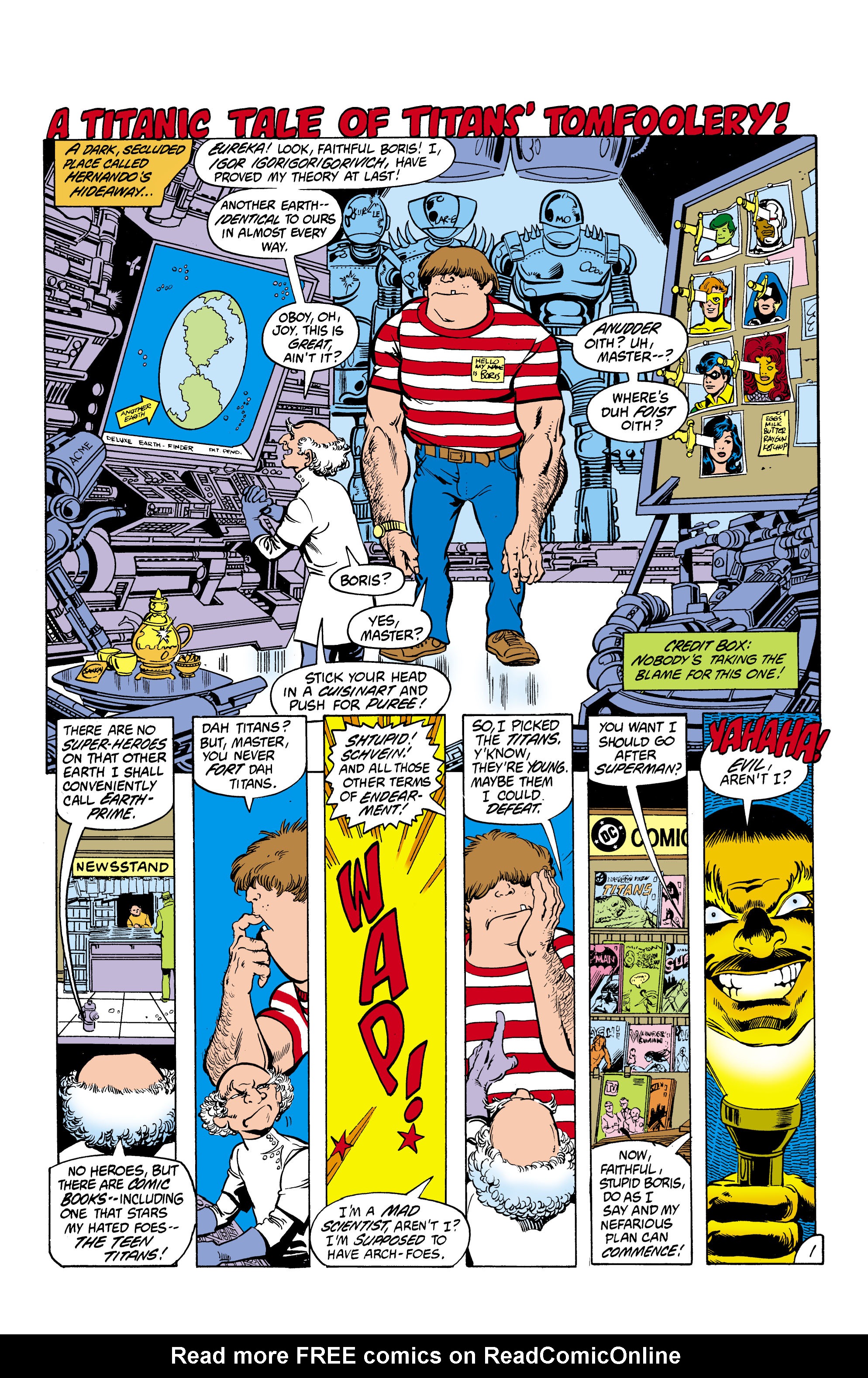 Read online The New Teen Titans (1980) comic -  Issue #20 - 22