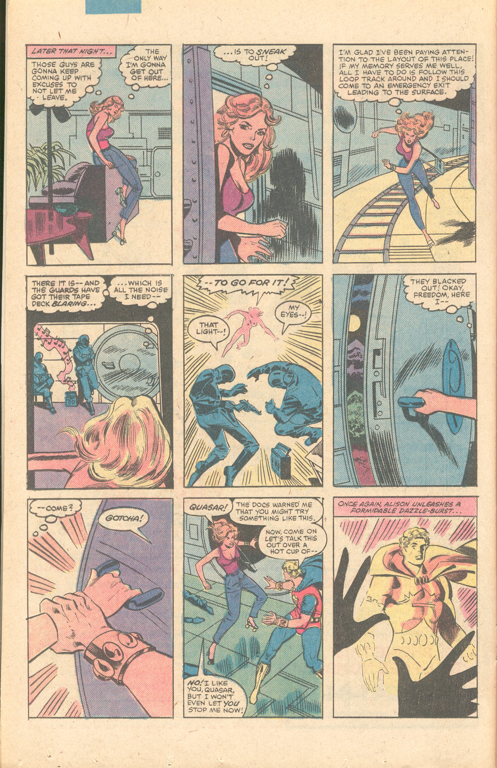 Read online Dazzler (1981) comic -  Issue #9 - 11