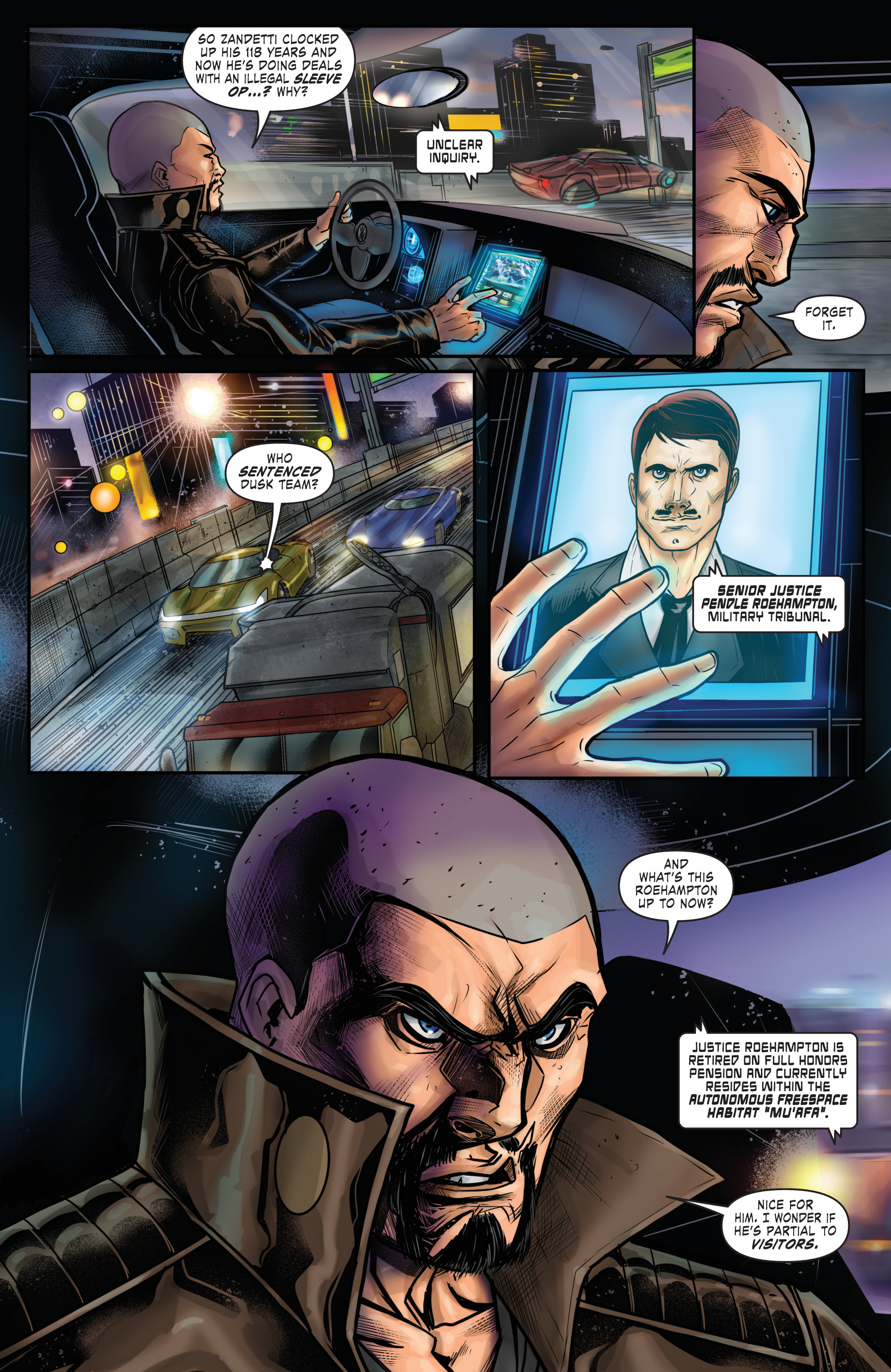 Read online Altered Carbon: Download Blues comic -  Issue # TPB - 77