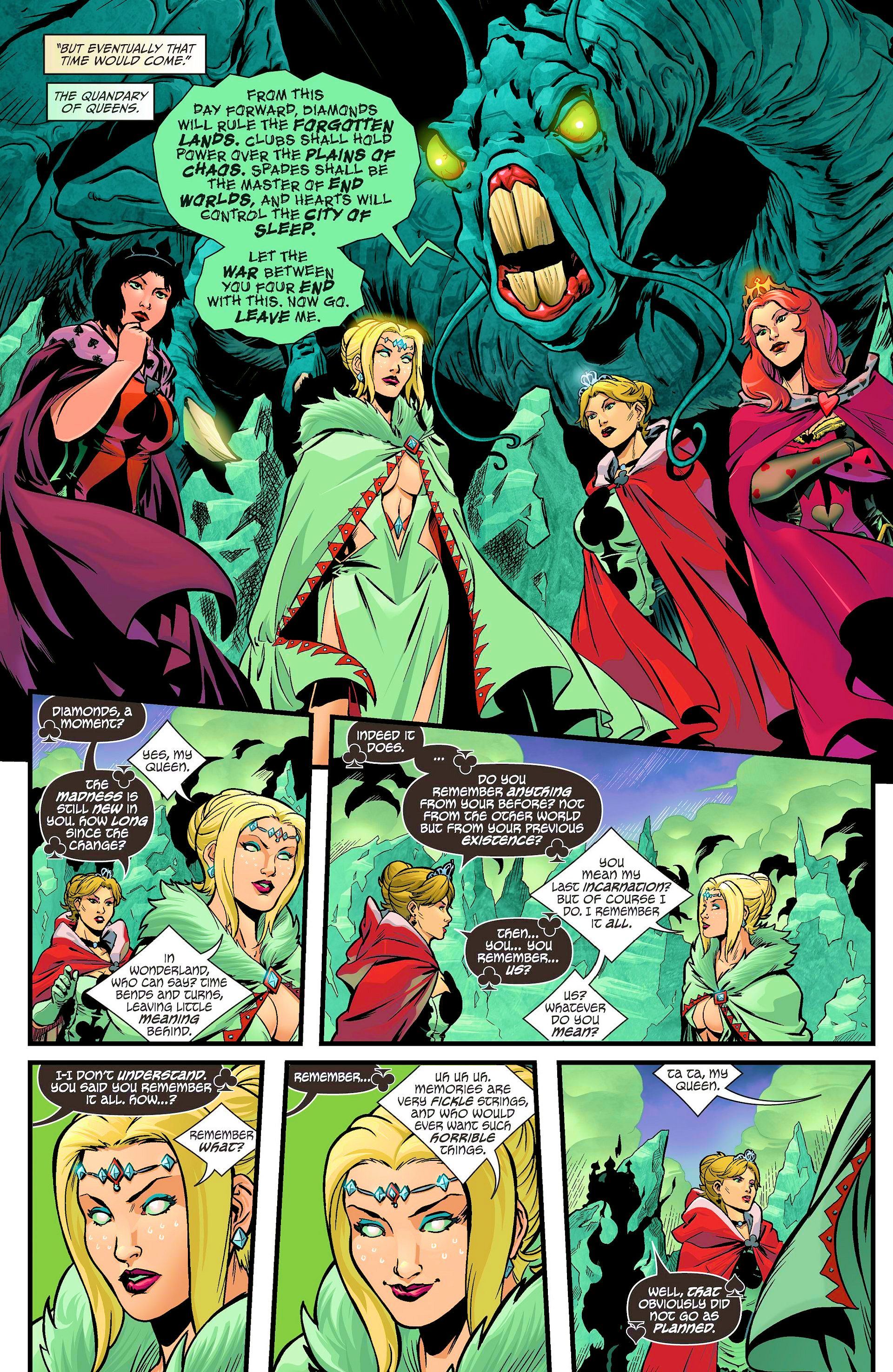 Read online Grimm Fairy Tales presents Wonderland: Clash of Queens comic -  Issue #1 - 14