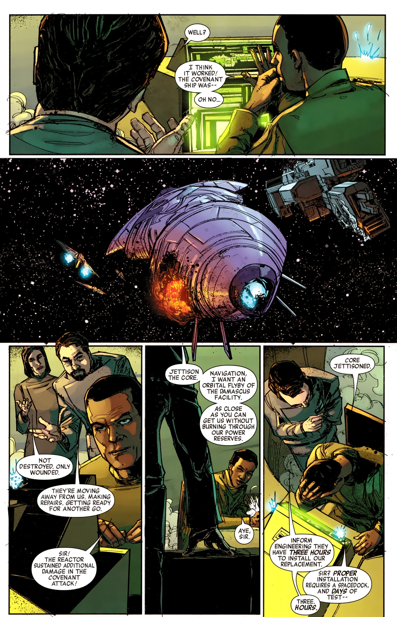 Read online Halo: Fall Of Reach - Covenant comic -  Issue #1 - 9