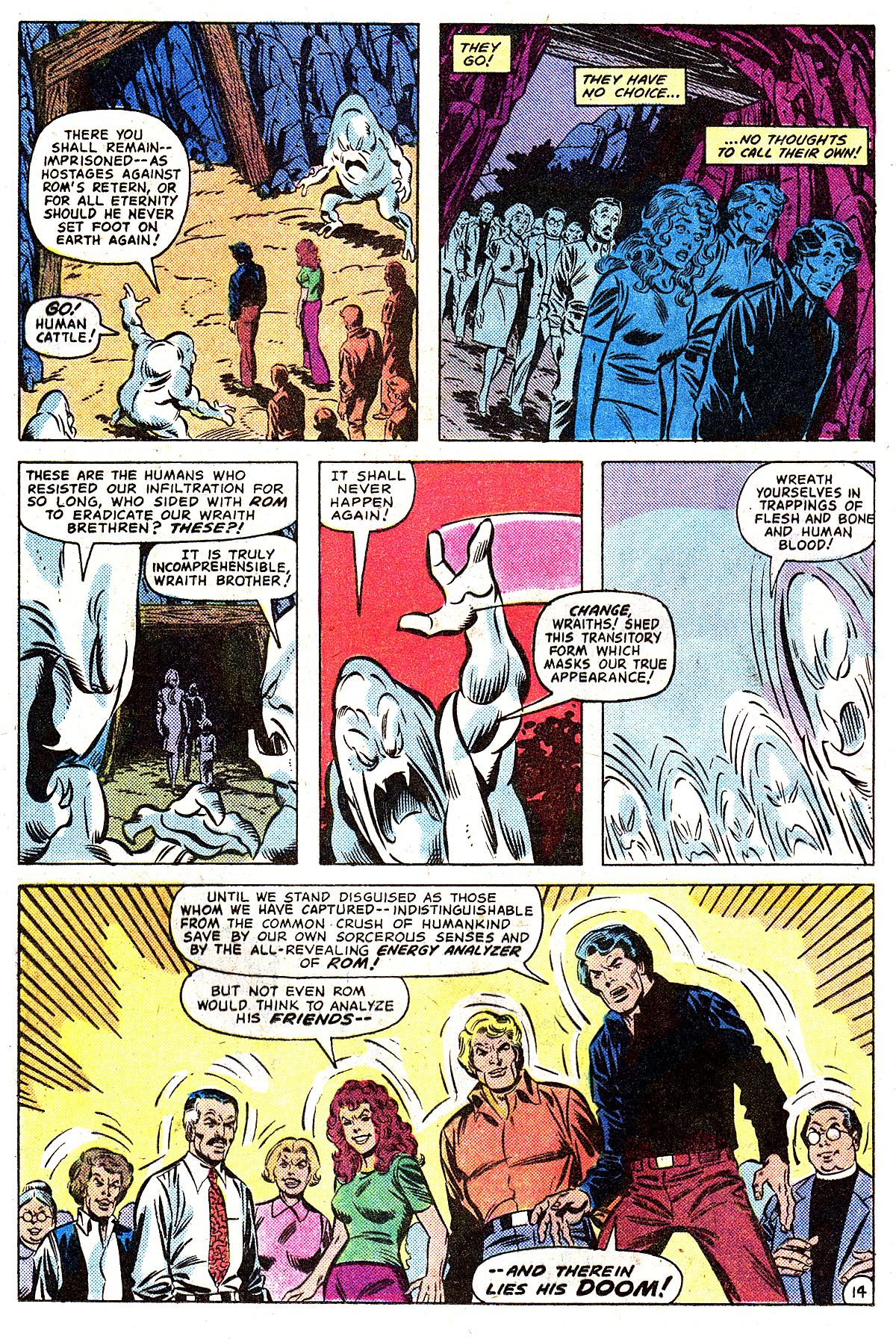 Read online ROM (1979) comic -  Issue #26 - 14
