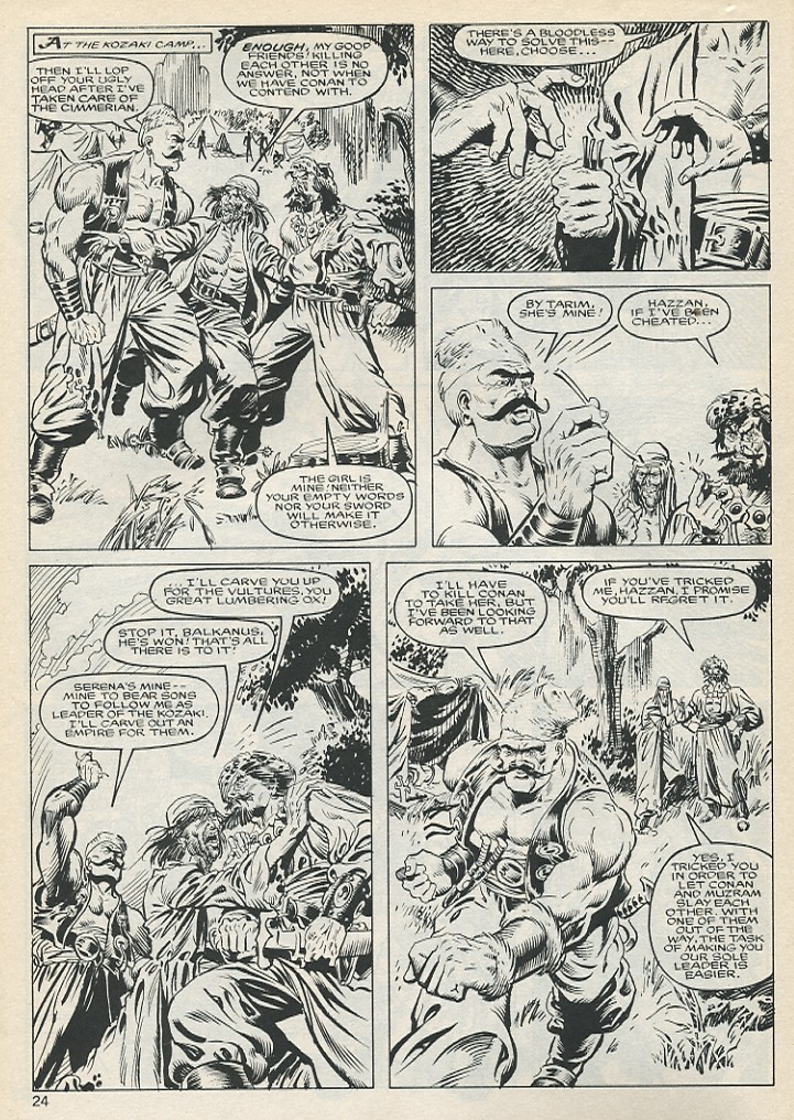 Read online The Savage Sword Of Conan comic -  Issue #131 - 24