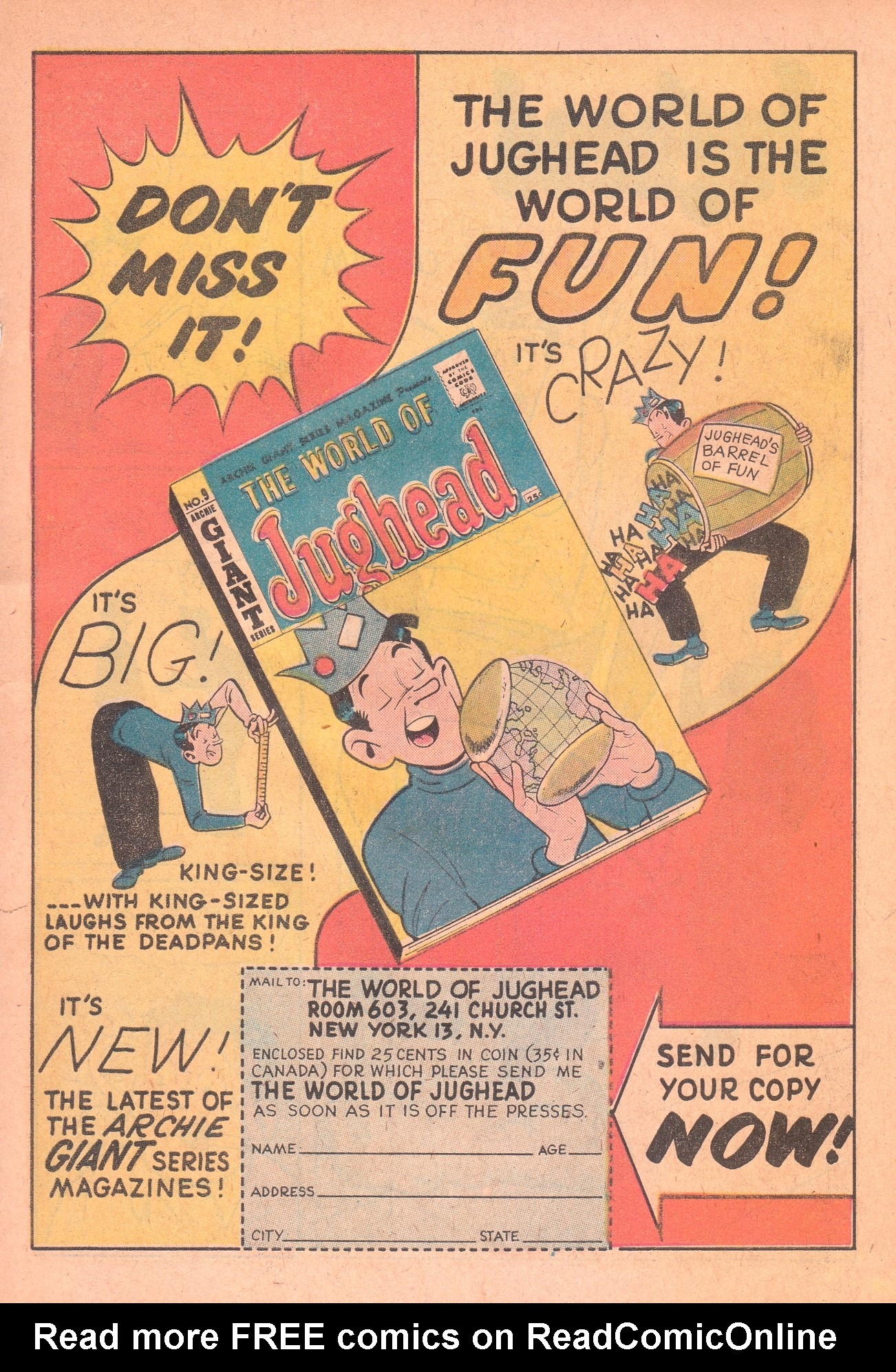 Read online Archie's Pal Jughead comic -  Issue #67 - 20