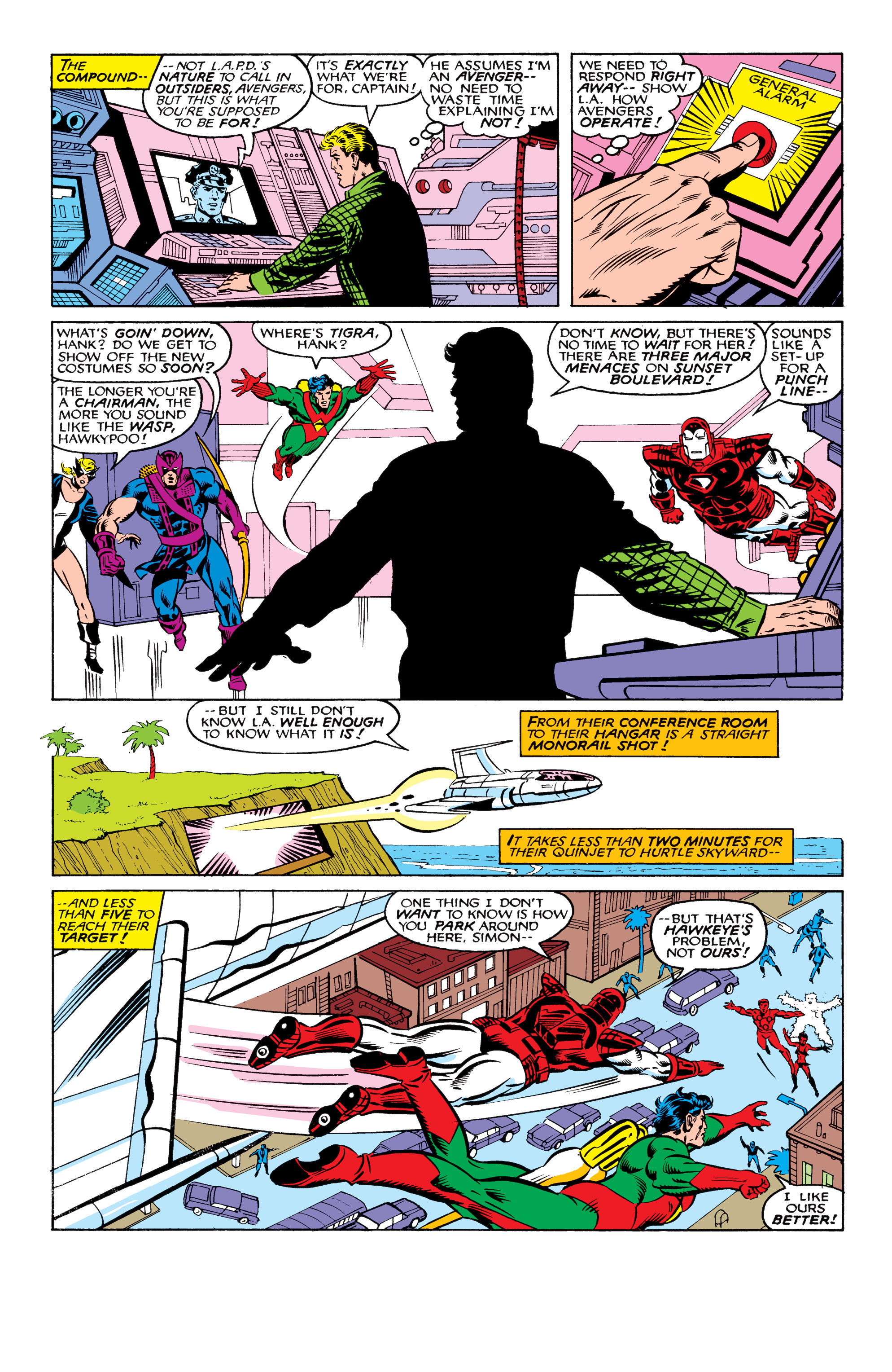 Read online Avengers West Coast Epic Collection: How The West Was Won comic -  Issue #Avengers West Coast Epic Collection Lost in Space-Time (Part 2) - 12