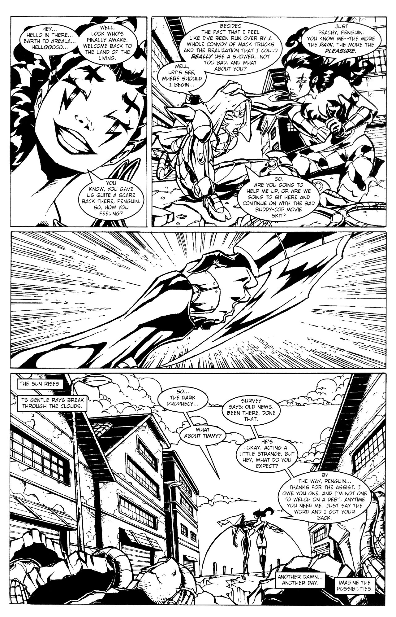 Read online Razor and Warrior Nun Areala: Dark Prophecy comic -  Issue #4 - 17