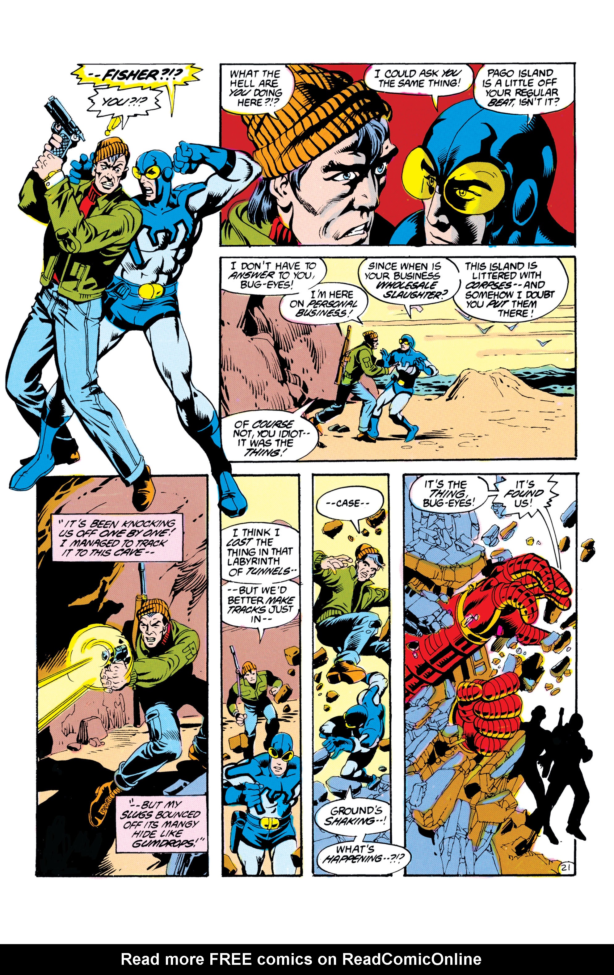 Read online Blue Beetle (1986) comic -  Issue #14 - 22