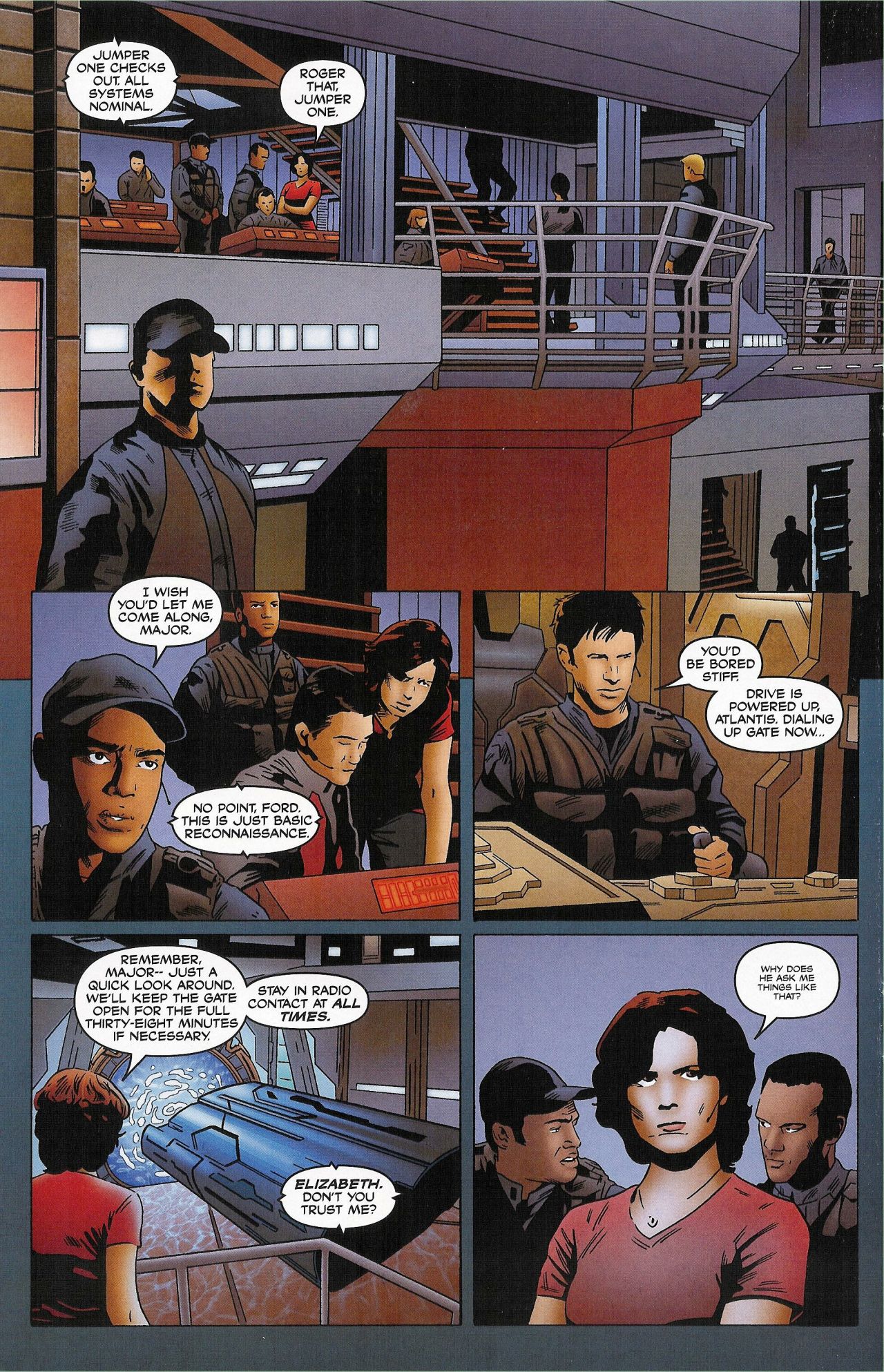 Read online Stargate Atlantis: Wraithfall comic -  Issue #1 - 19