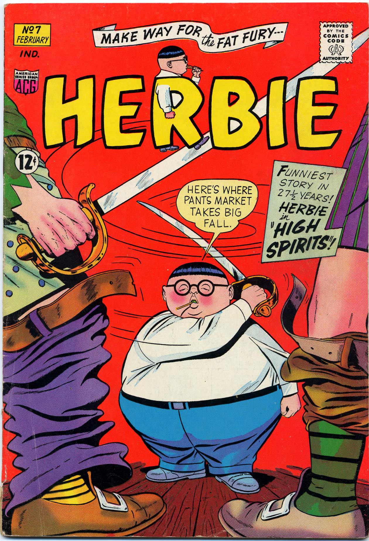 Read online Herbie comic -  Issue #7 - 1