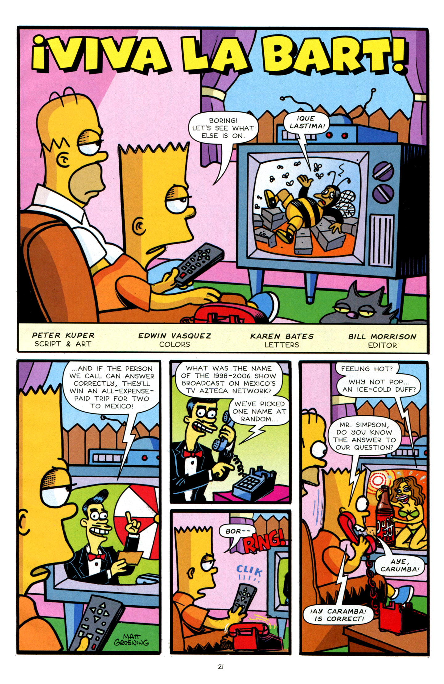 Read online Bart Simpson comic -  Issue #64 - 23
