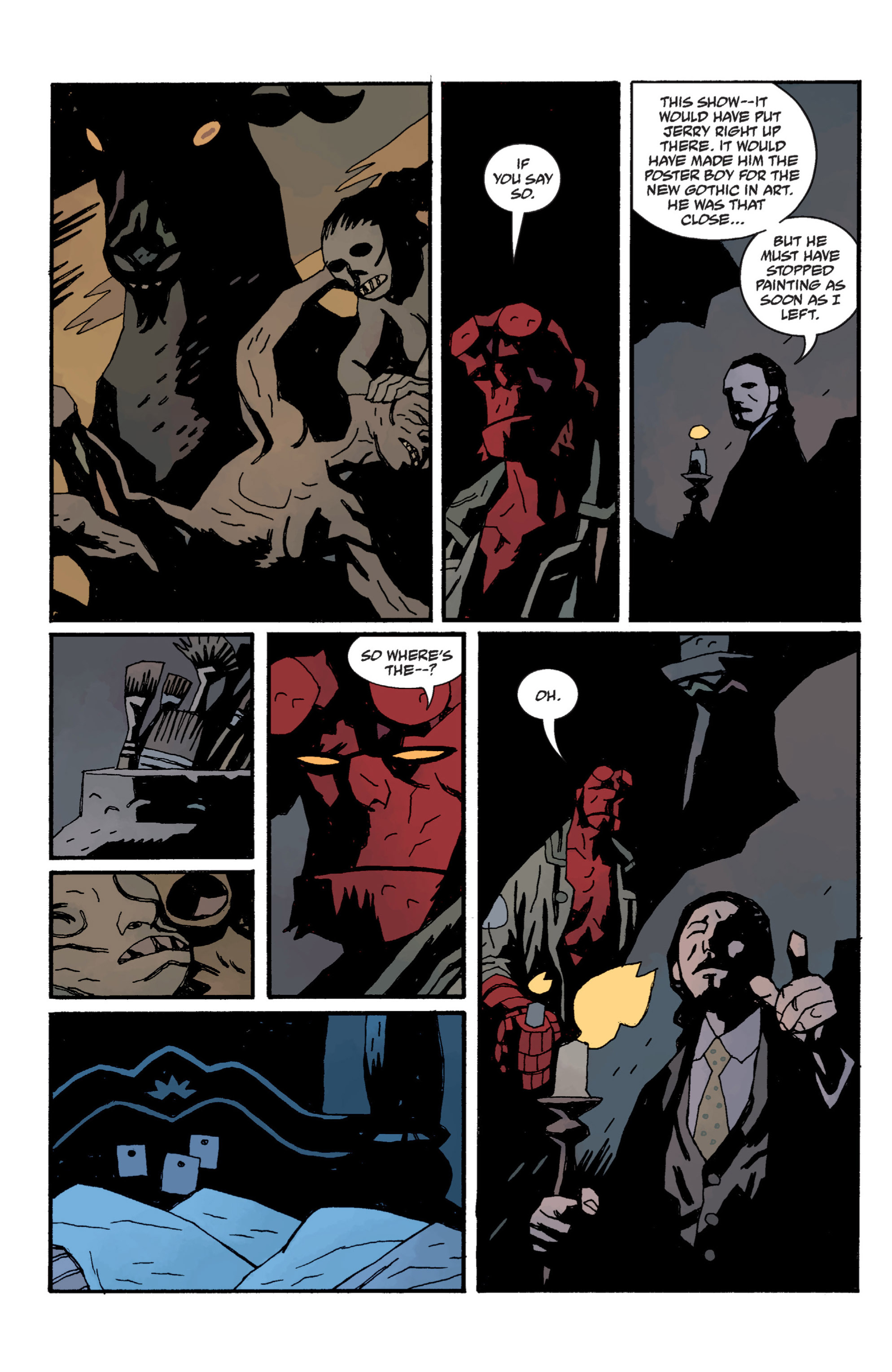 Read online Hellboy comic -  Issue #10 - 114