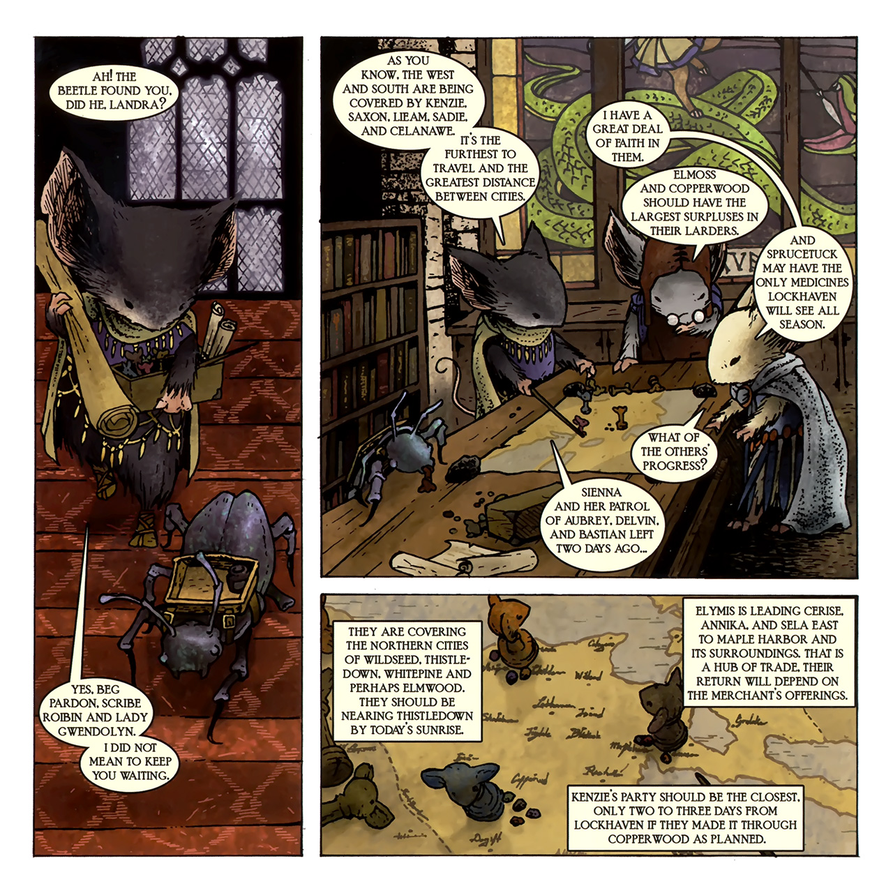 Read online Mouse Guard: Winter 1152 comic -  Issue #1 - 20