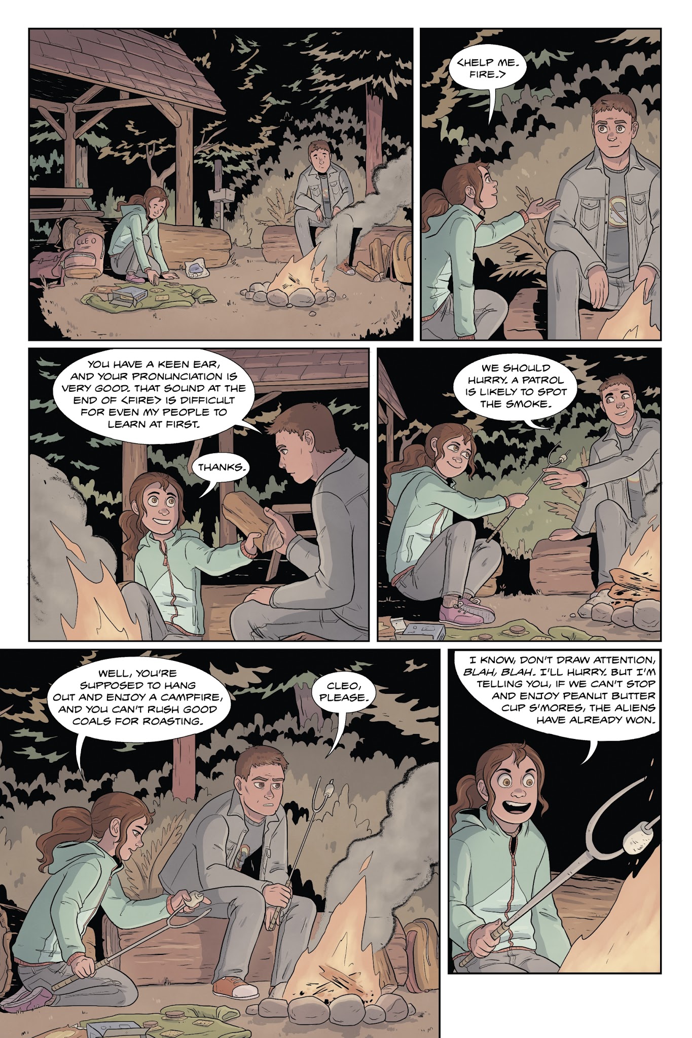 Read online Lifeformed: Cleo Makes Contact comic -  Issue # TPB - 109