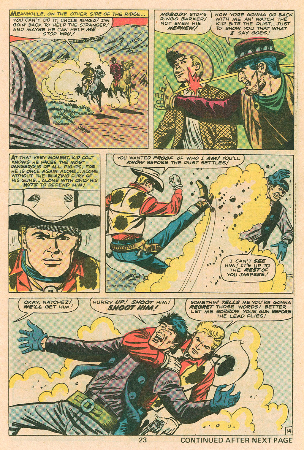 Read online Kid Colt Outlaw comic -  Issue #218 - 25