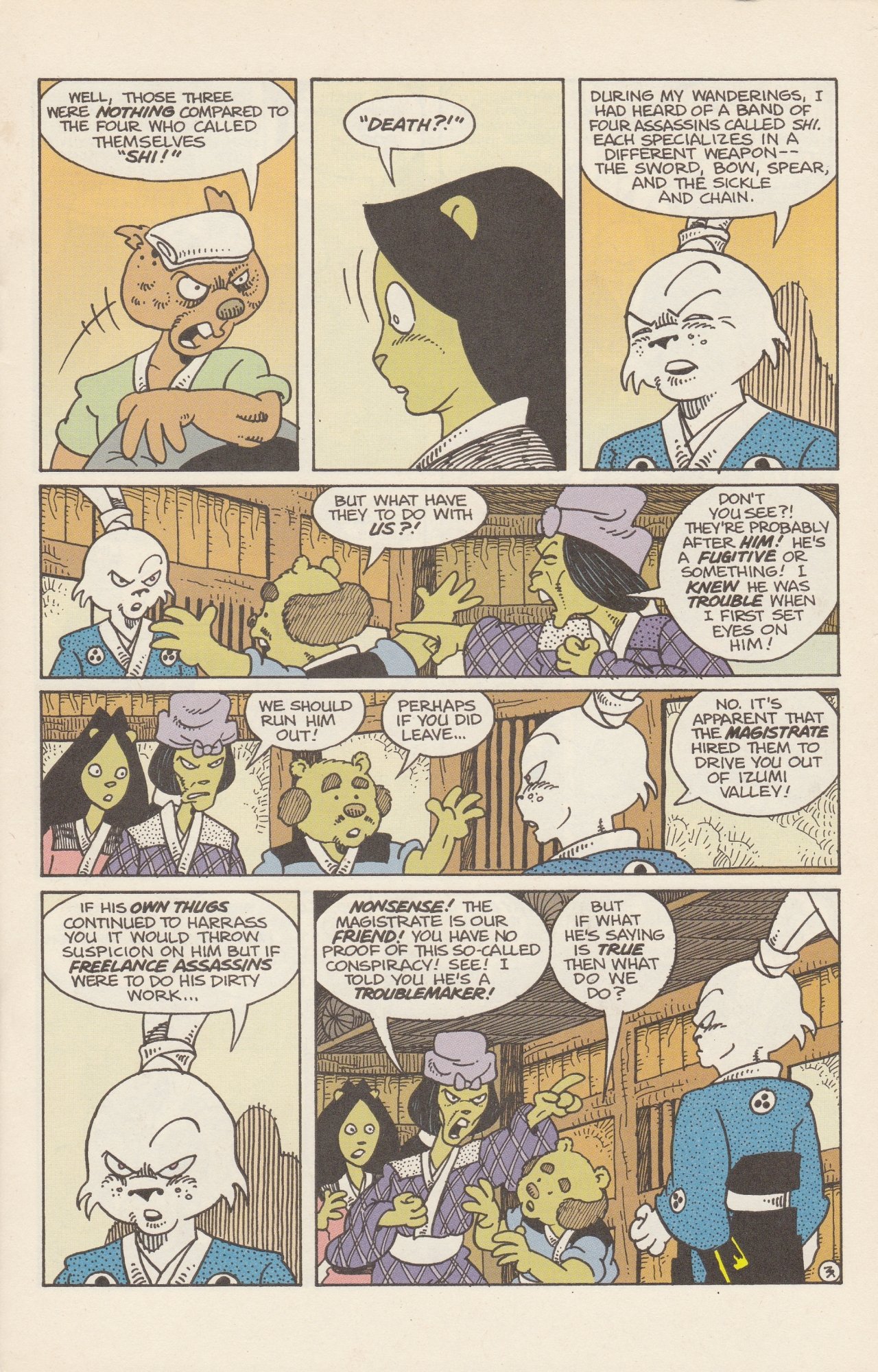 Read online Usagi Yojimbo (1993) comic -  Issue #5 - 5