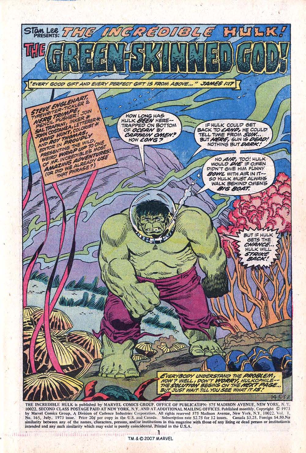 Read online The Incredible Hulk (1968) comic -  Issue #165 - 3