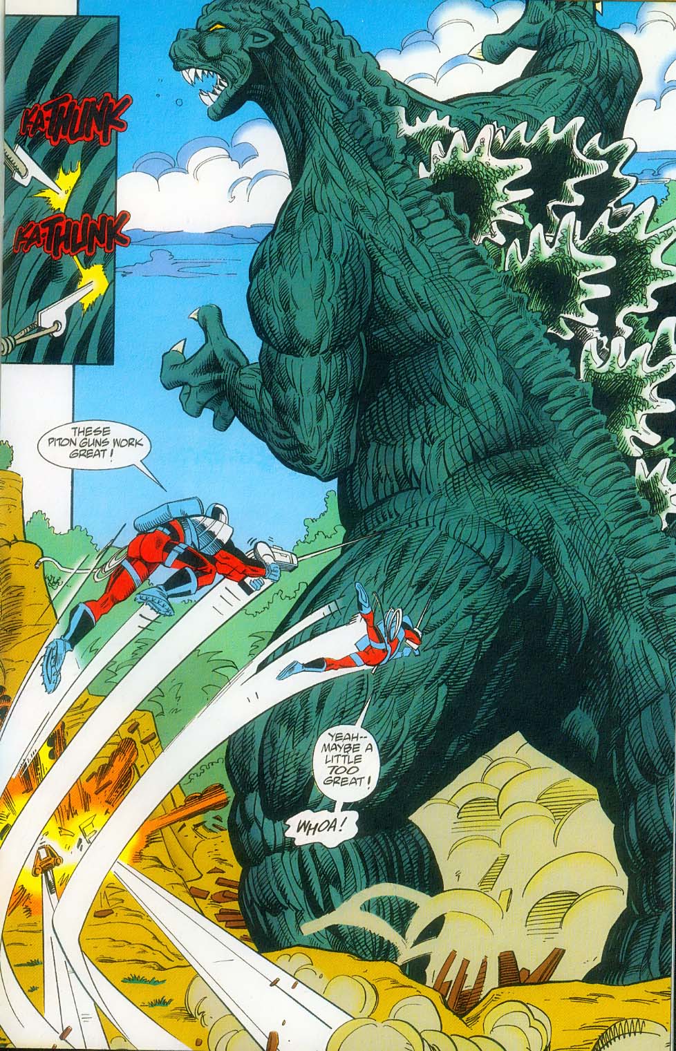 Read online Godzilla (1995) comic -  Issue #14 - 16