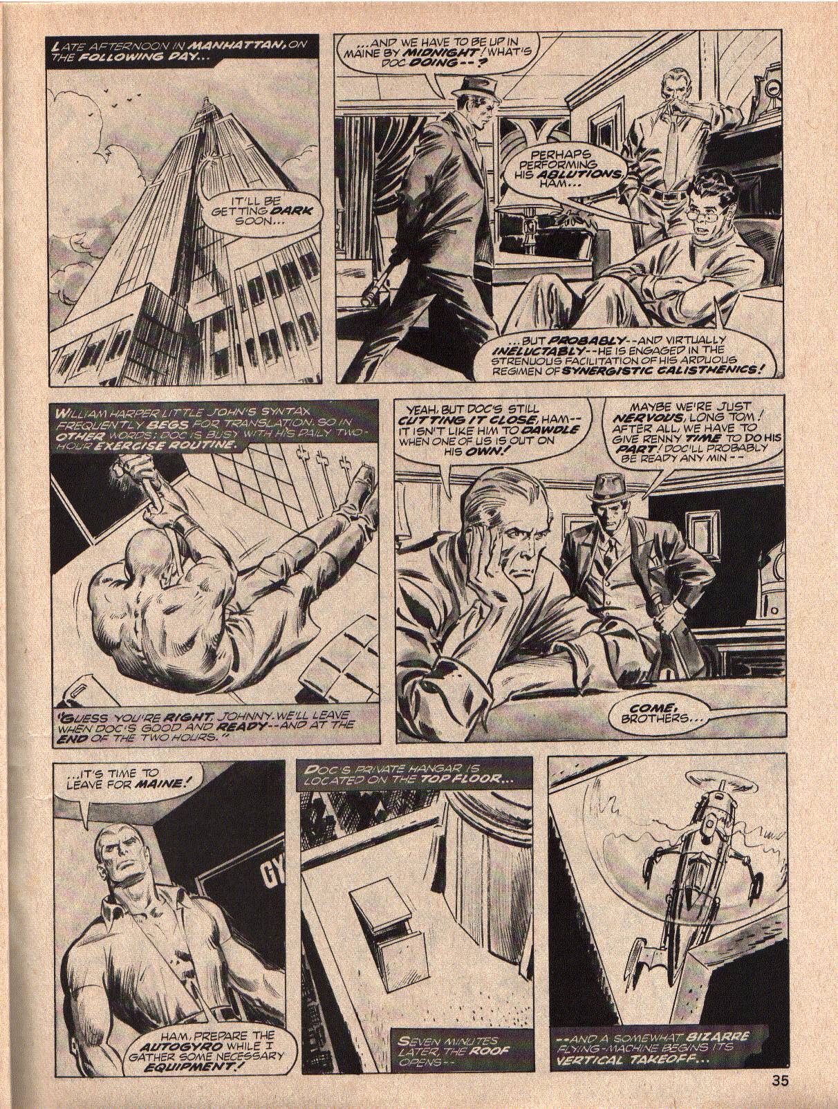 Read online Doc Savage (1975) comic -  Issue #3 - 35