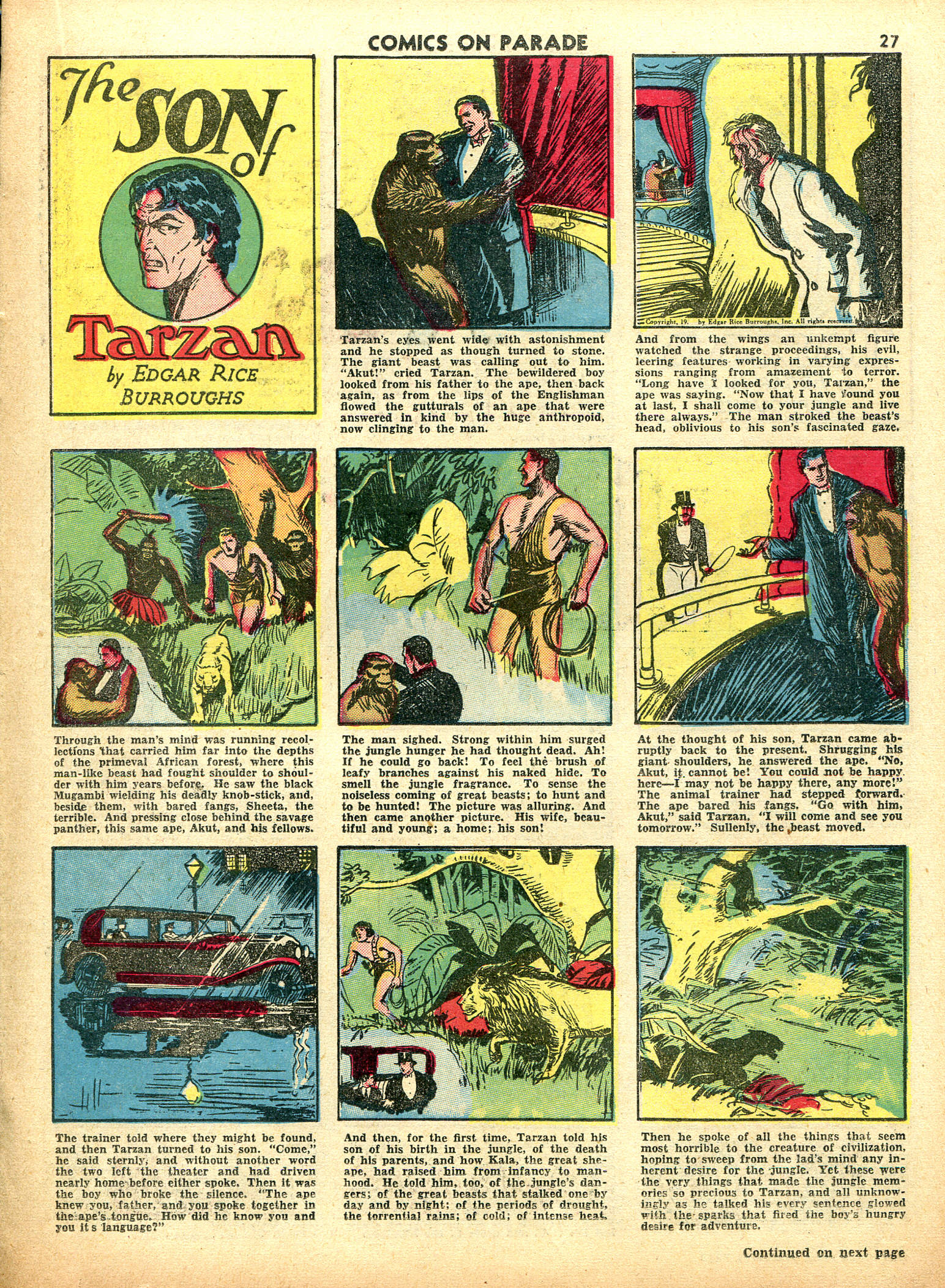 Read online Comics on Parade comic -  Issue #23 - 29