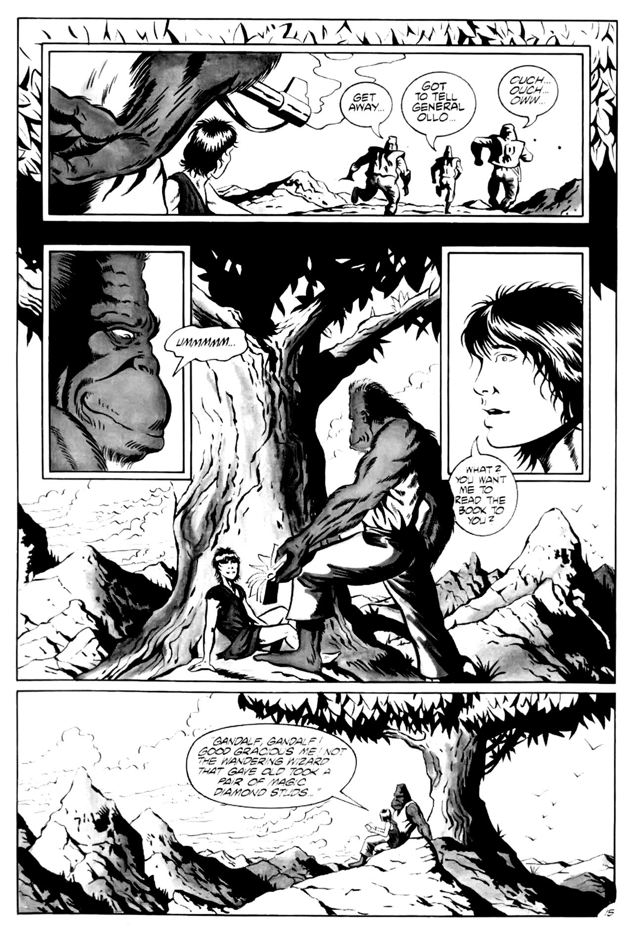 Read online Planet of the Apes (1990) comic -  Issue #2 - 17