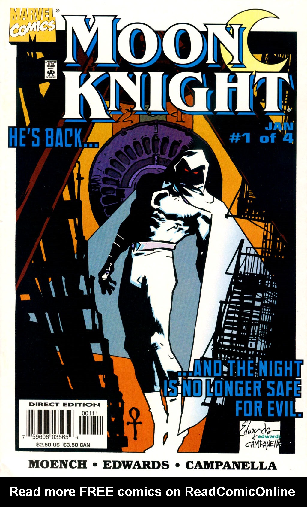 Read online Moon Knight (1998) comic -  Issue #1 - 1