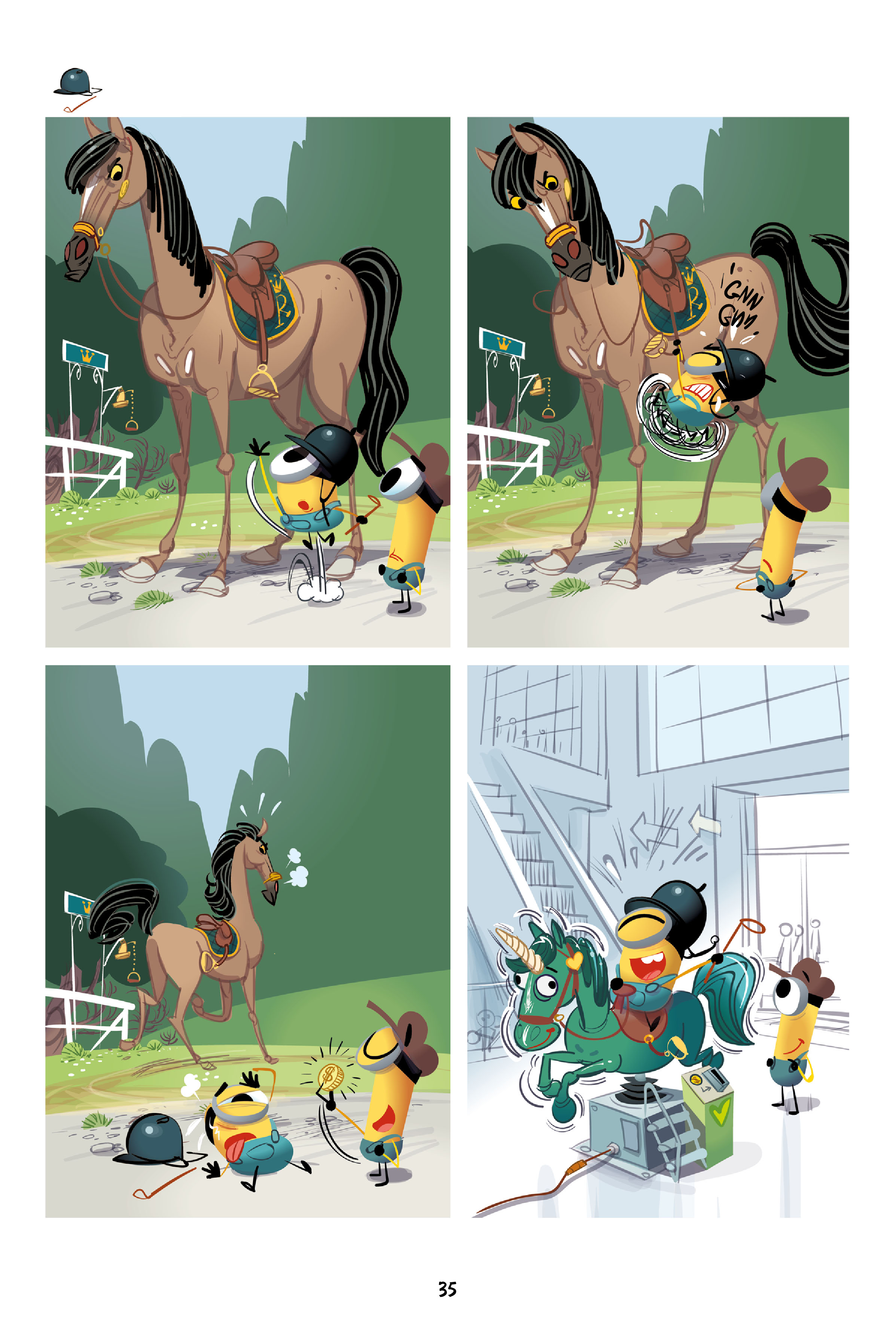 Read online Minions: Super Banana Games! comic -  Issue # Full - 34