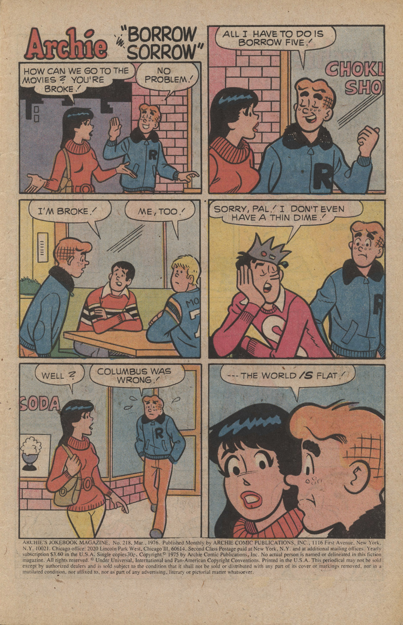 Read online Archie's Joke Book Magazine comic -  Issue #218 - 3