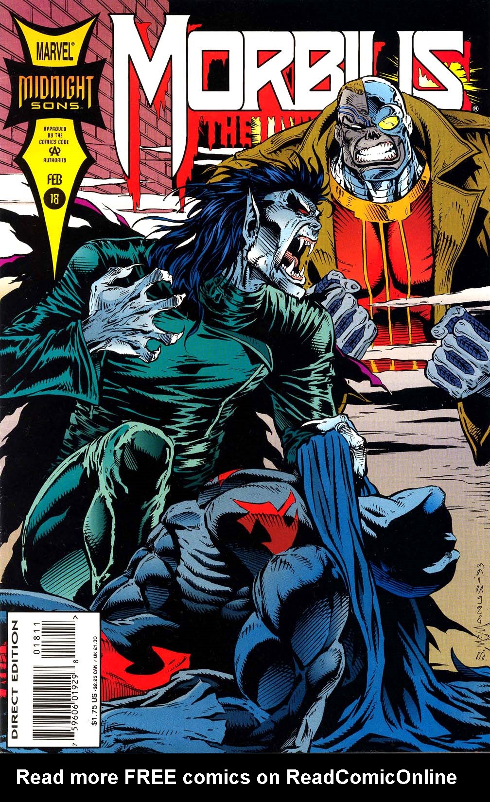 Read online Morbius: The Living Vampire (1992) comic -  Issue #18 - 1