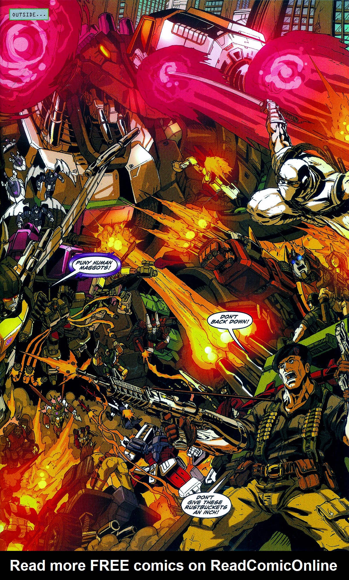 Read online G.I. Joe vs. The Transformers III: The Art of War comic -  Issue #5 - 12