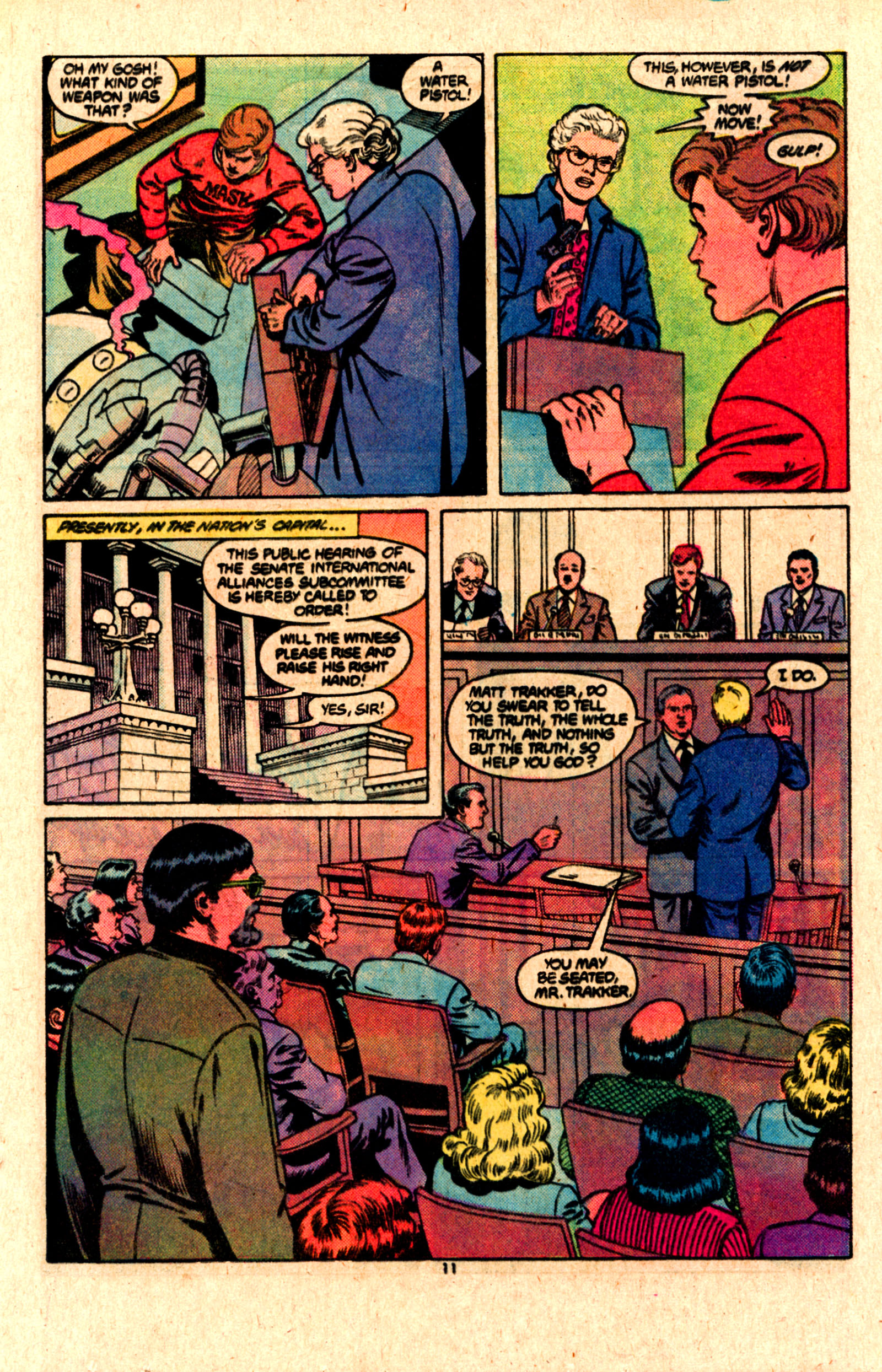 Read online MASK (1987) comic -  Issue #4 - 17