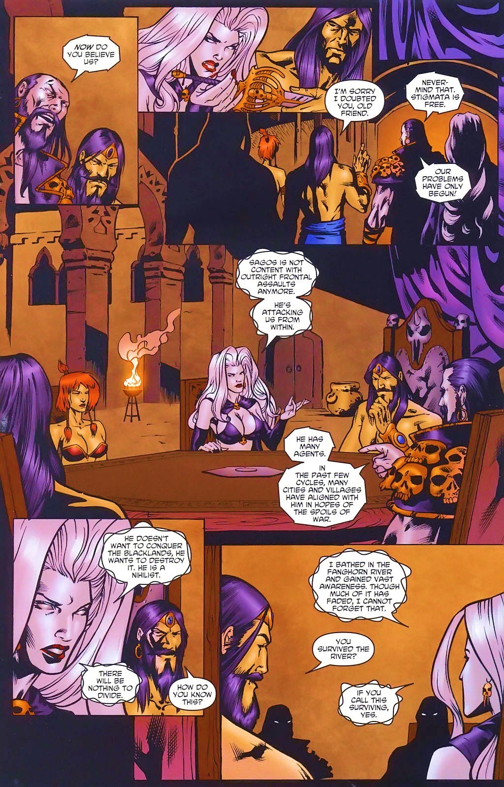 Read online Brian Pulido's Lady Death: Blacklands comic -  Issue #1 - 18