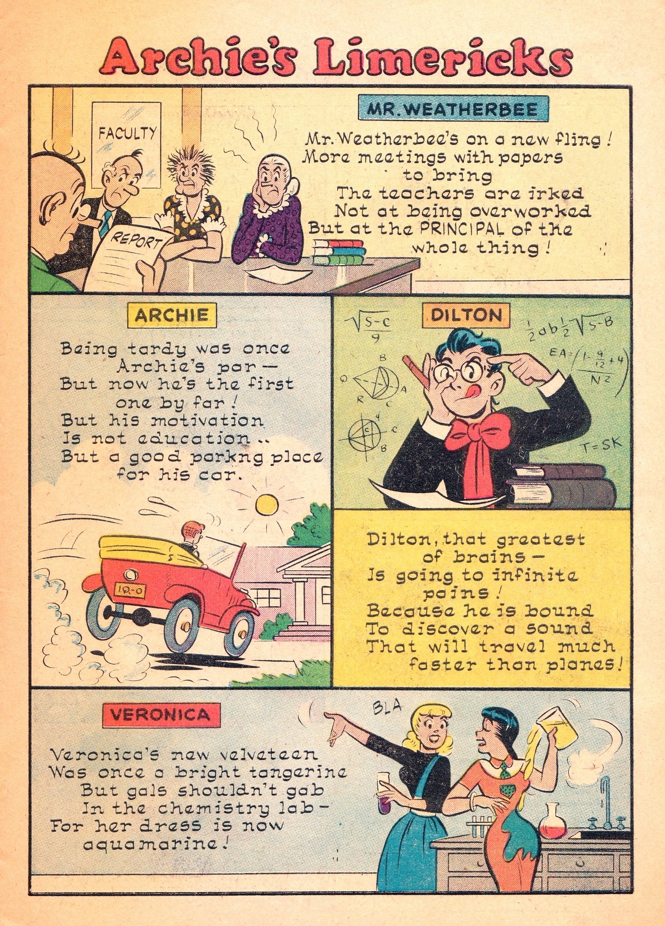 Read online Archie's Joke Book Magazine comic -  Issue #39 - 11