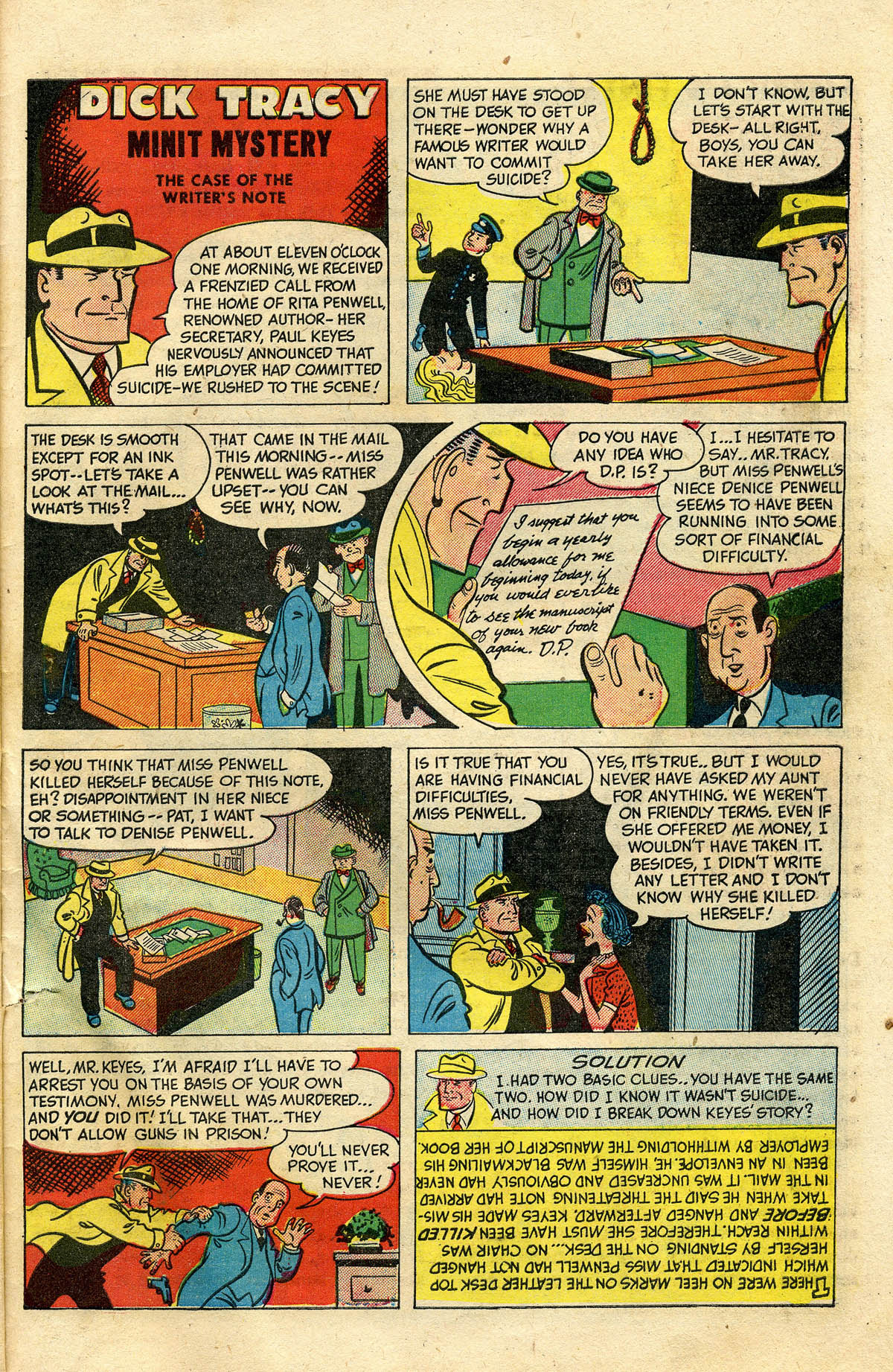 Read online Dick Tracy comic -  Issue #33 - 29