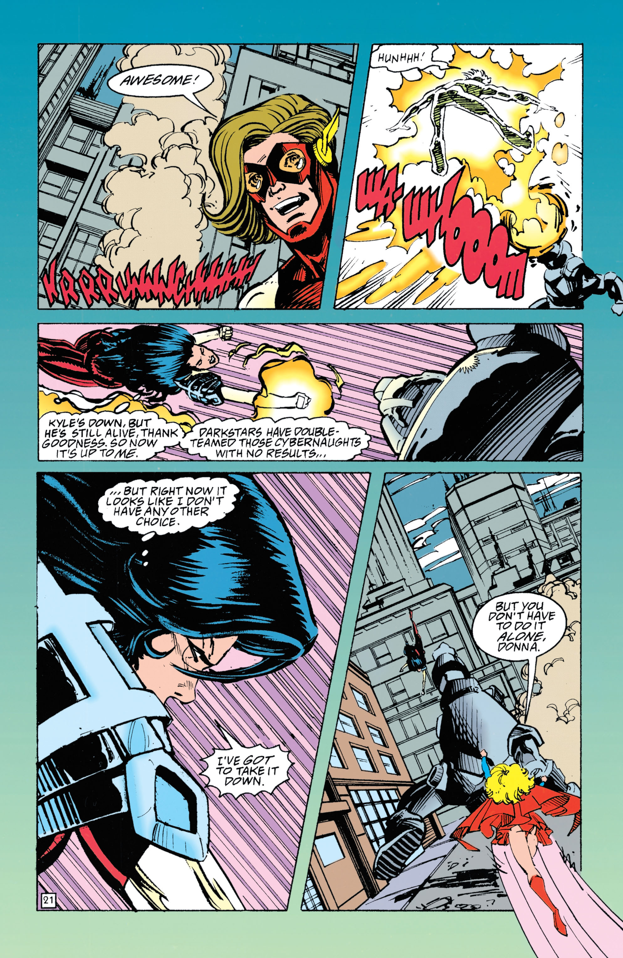 Read online The New Titans (1988) comic -  Issue #122 - 21
