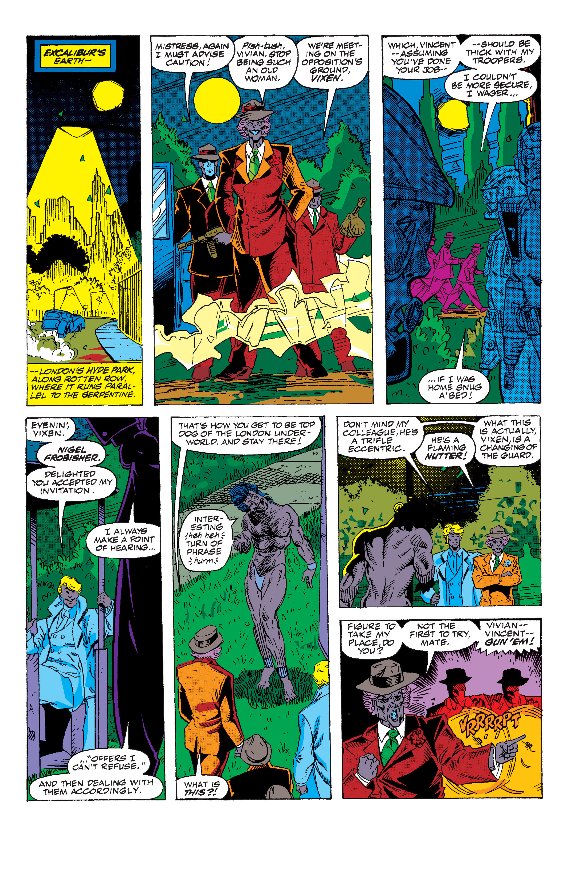 Read online Excalibur (1988) comic -  Issue #21 - 14