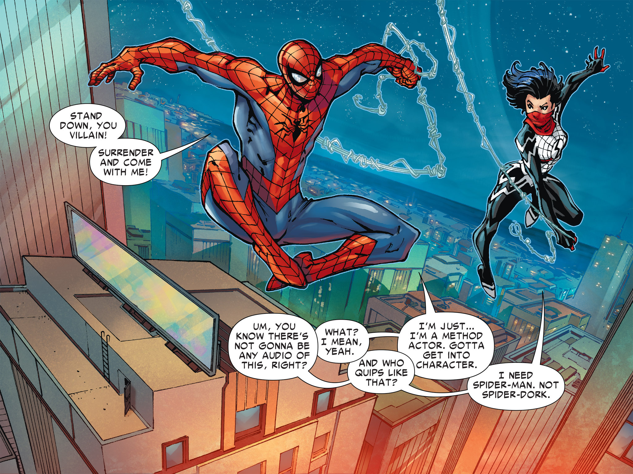 Read online The Amazing Spider-Man & Silk: The Spider(fly) Effect (Infinite Comics) comic -  Issue #1 - 7