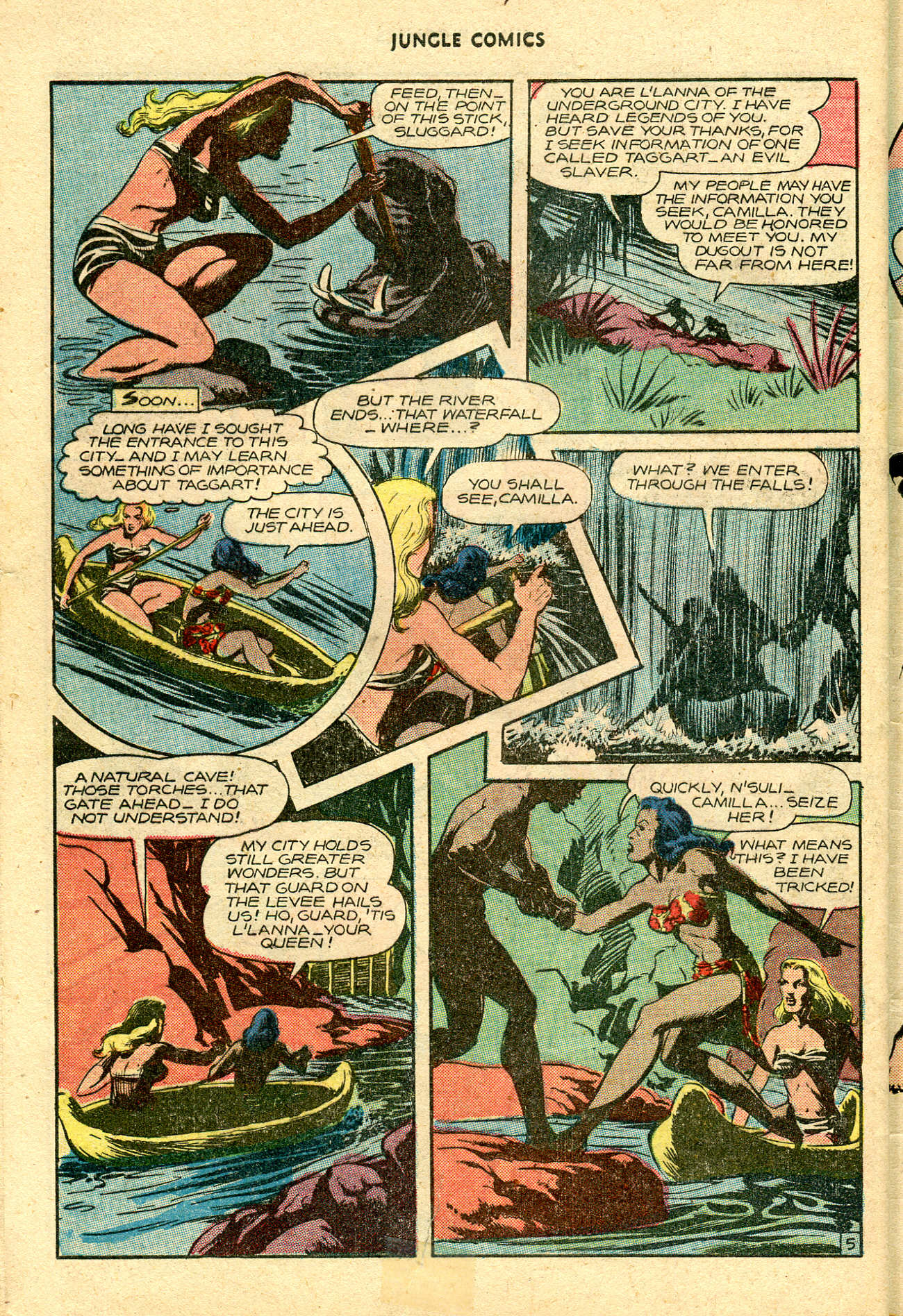 Read online Jungle Comics comic -  Issue #86 - 47