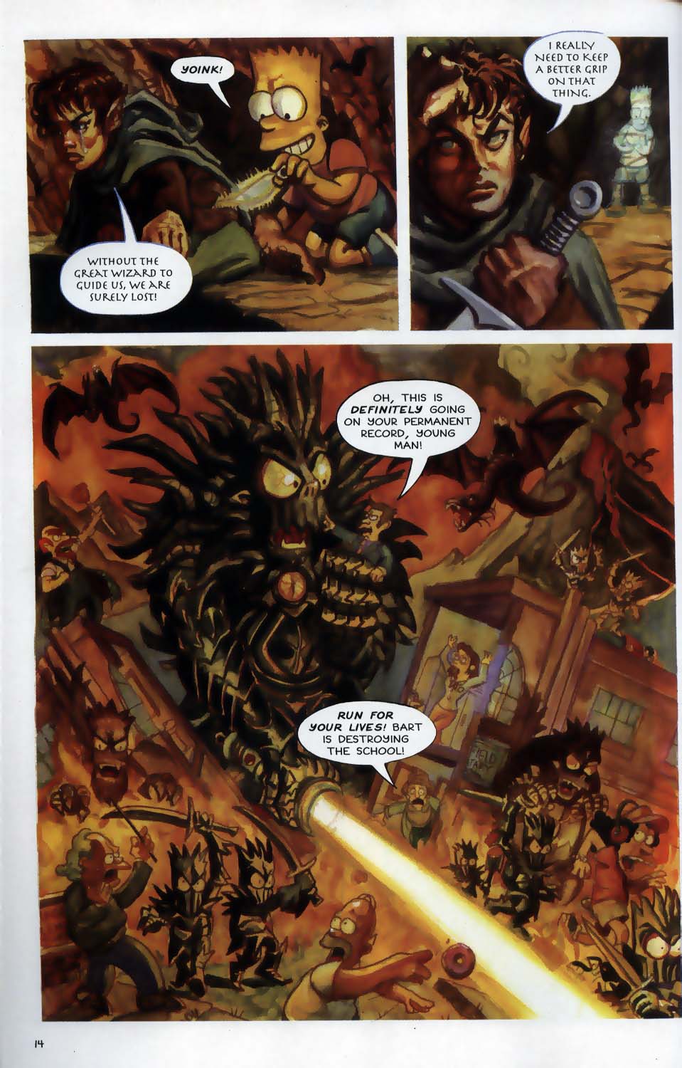 Read online Treehouse of Horror comic -  Issue #9 - 16