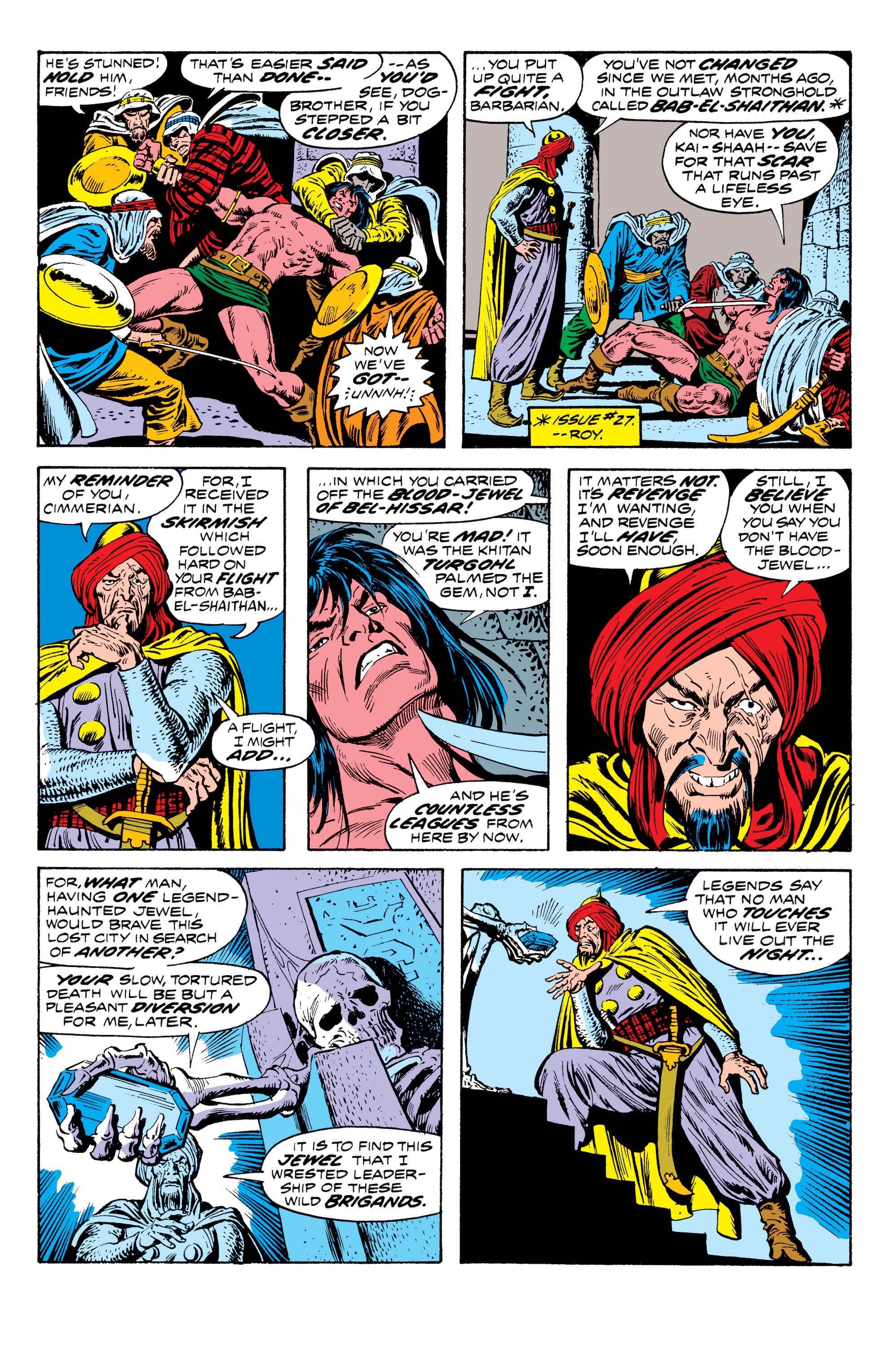 Read online Conan The Barbarian Epic Collection: The Original Marvel Years - The Curse Of The Golden Skull comic -  Issue # TPB (Part 2) - 80