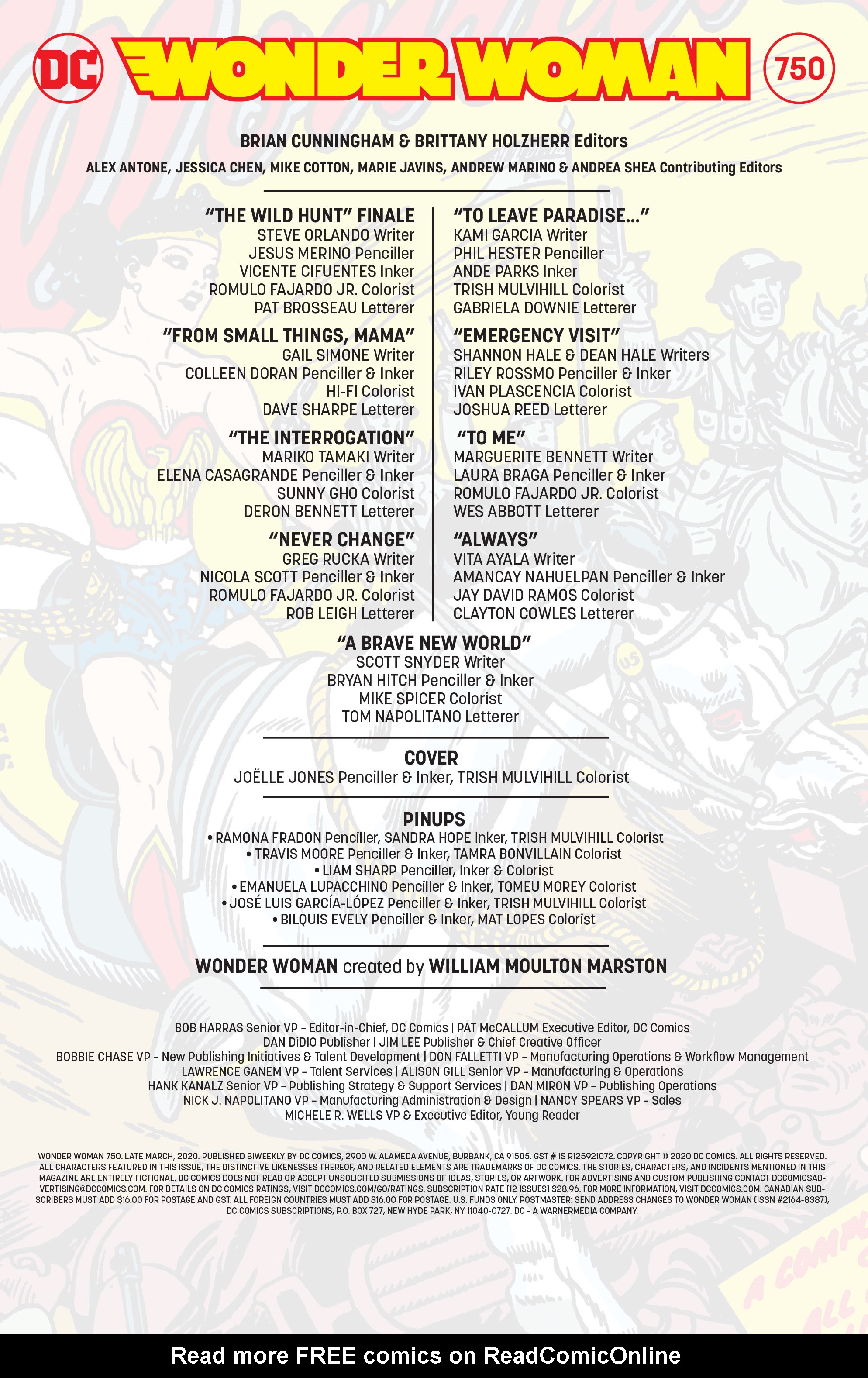 Read online Wonder Woman (2016) comic -  Issue #750 - 2