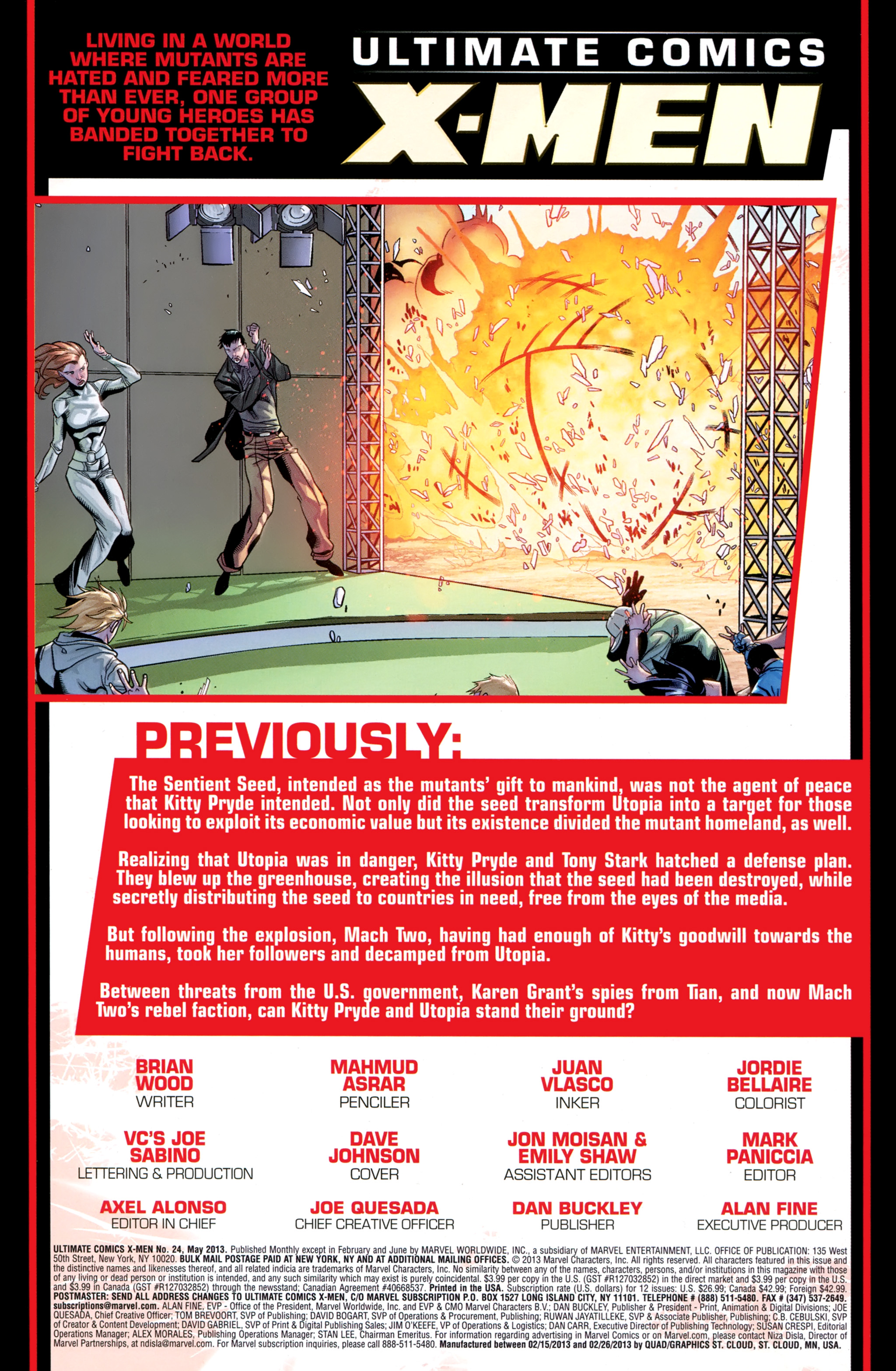 Read online Ultimate Comics X-Men comic -  Issue #24 - 2