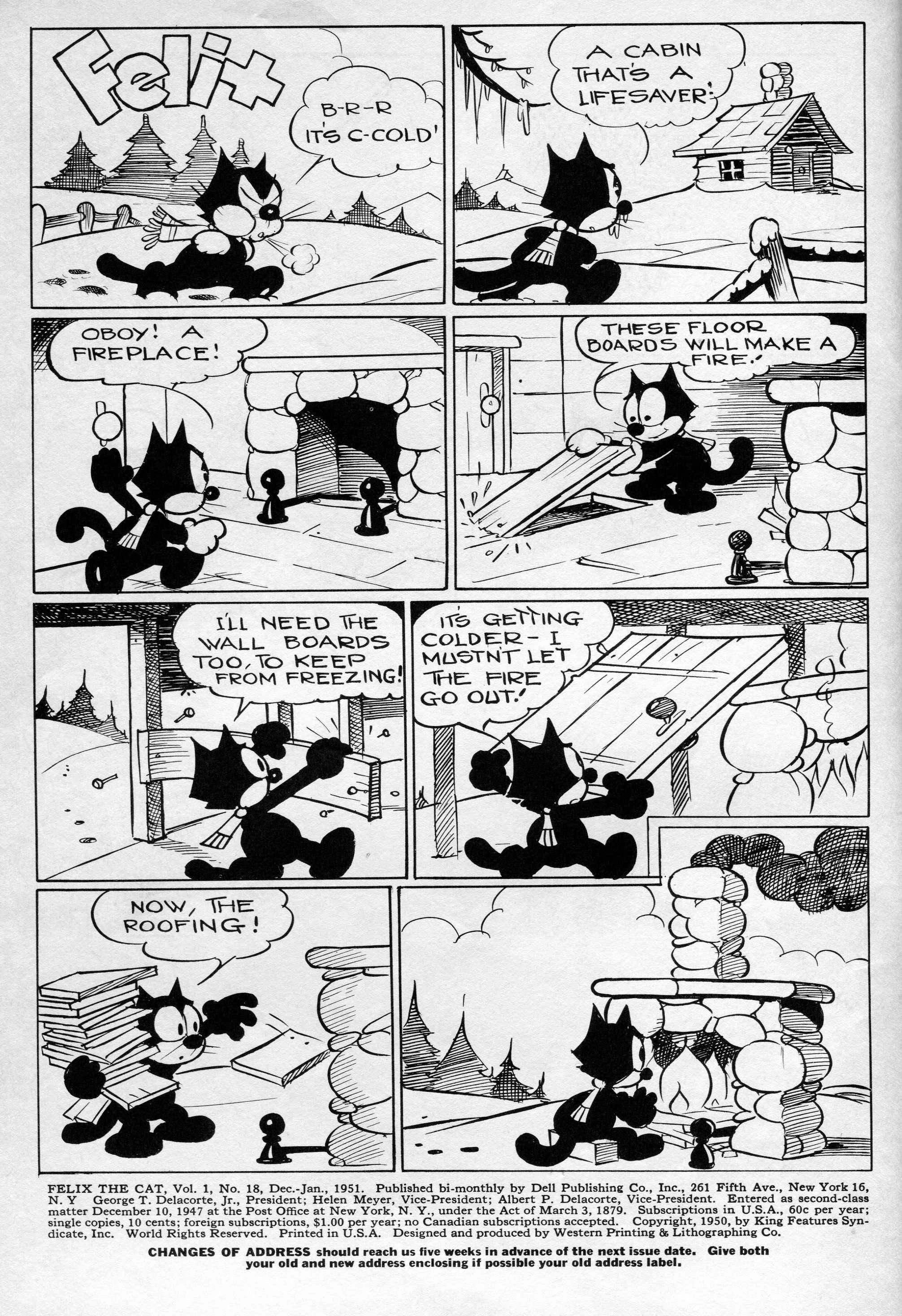 Read online Felix the Cat (1948) comic -  Issue #18 - 2