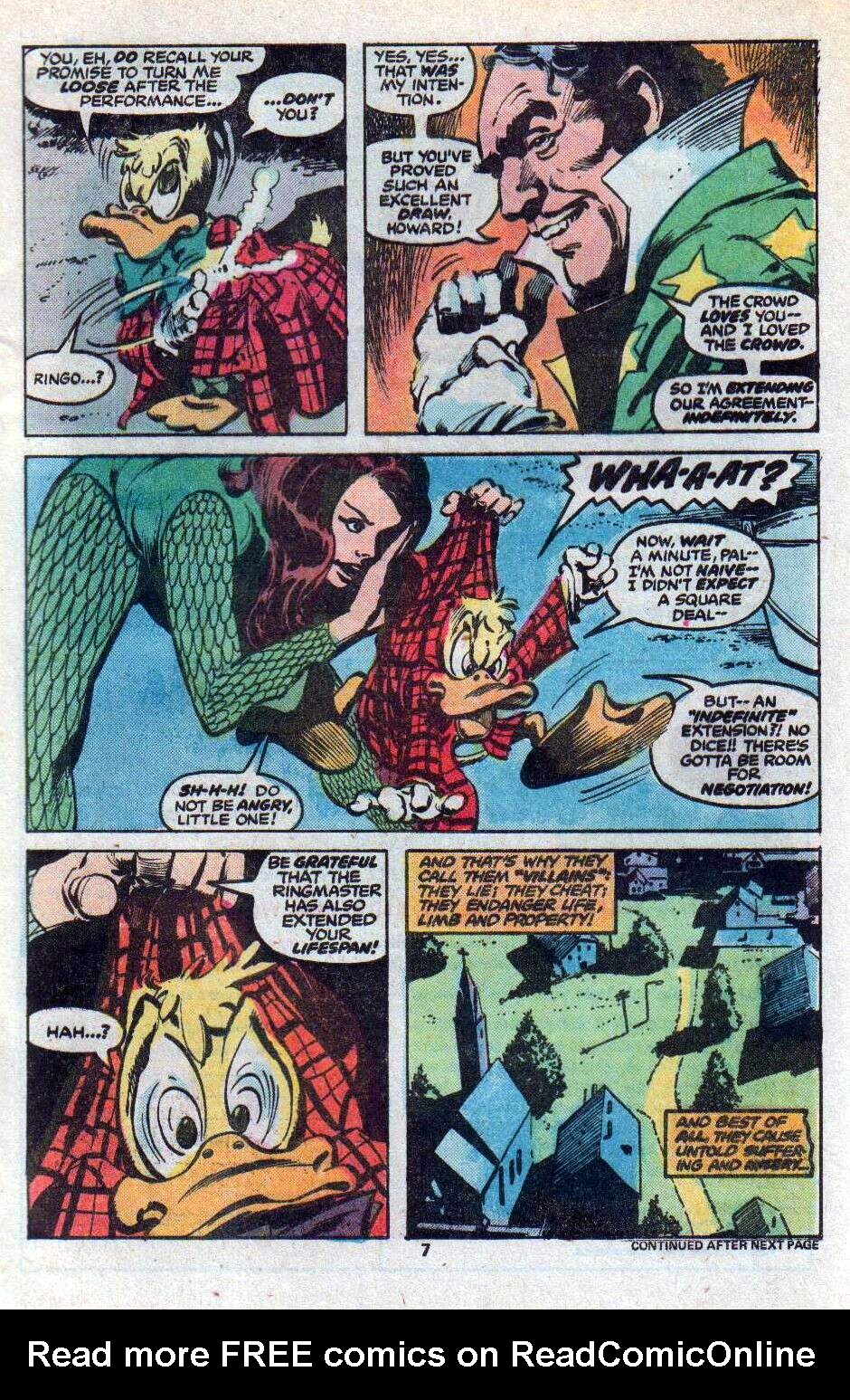 Read online Howard the Duck (1976) comic -  Issue #26 - 7