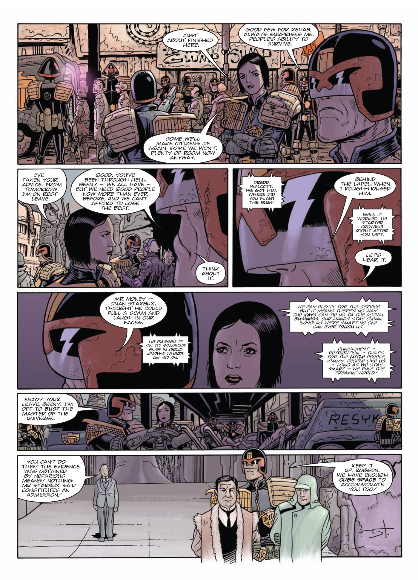 Read online Judge Dredd: Day of Chaos: Fallout comic -  Issue # TPB (Part 3) - 6