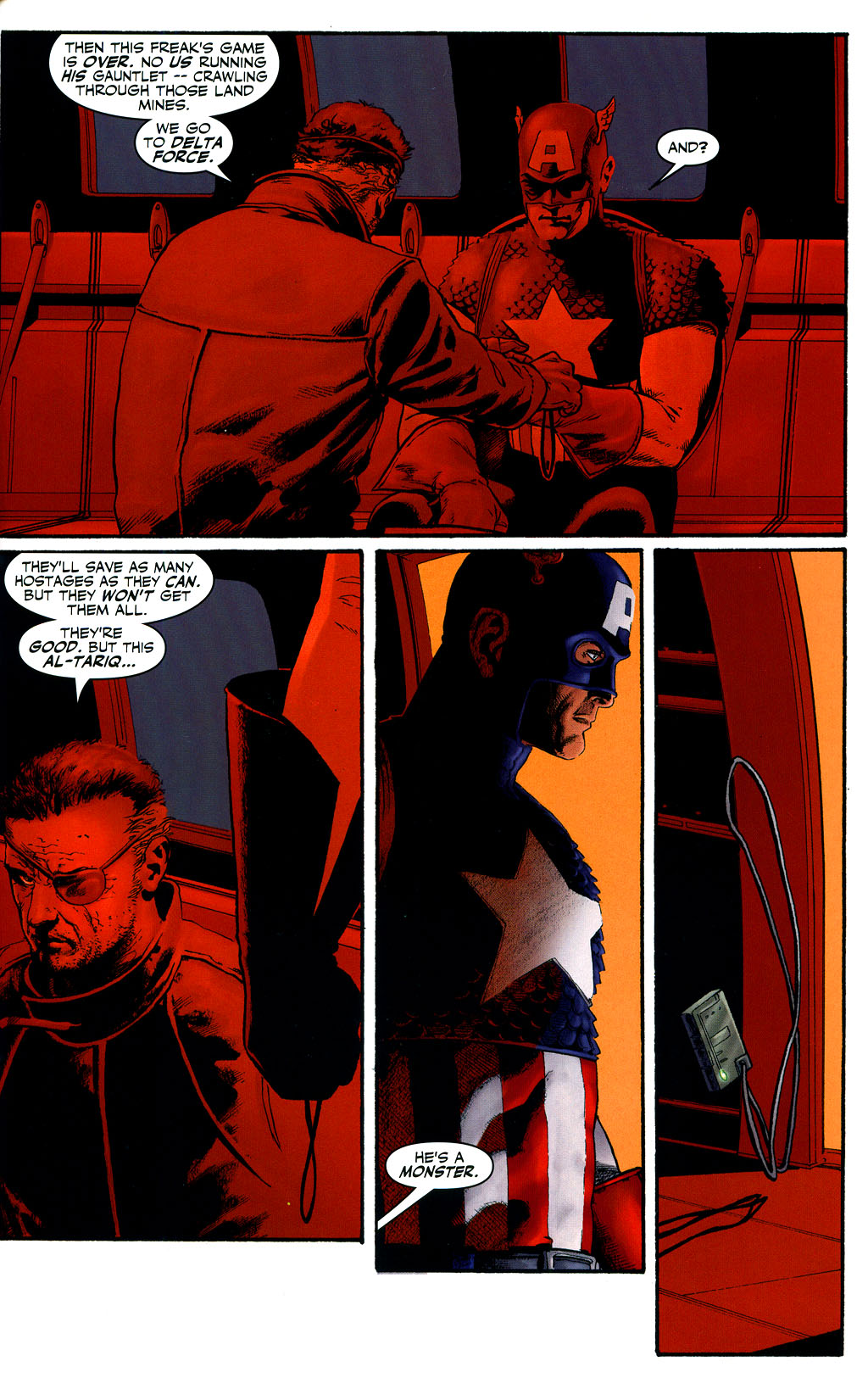 Read online Captain America: Red, White & Blue comic -  Issue # TPB - 180