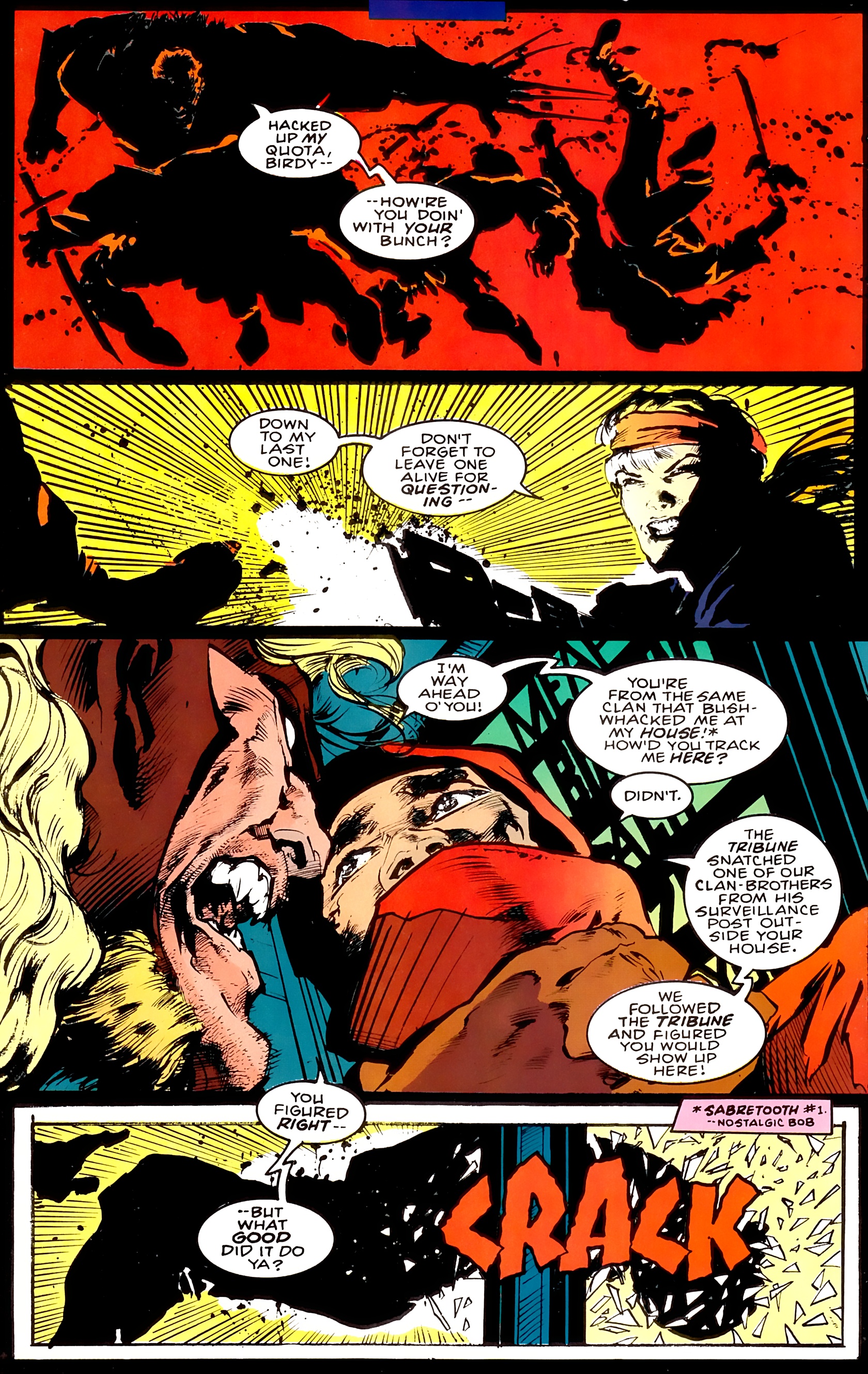 Read online Sabretooth comic -  Issue #4 - 5