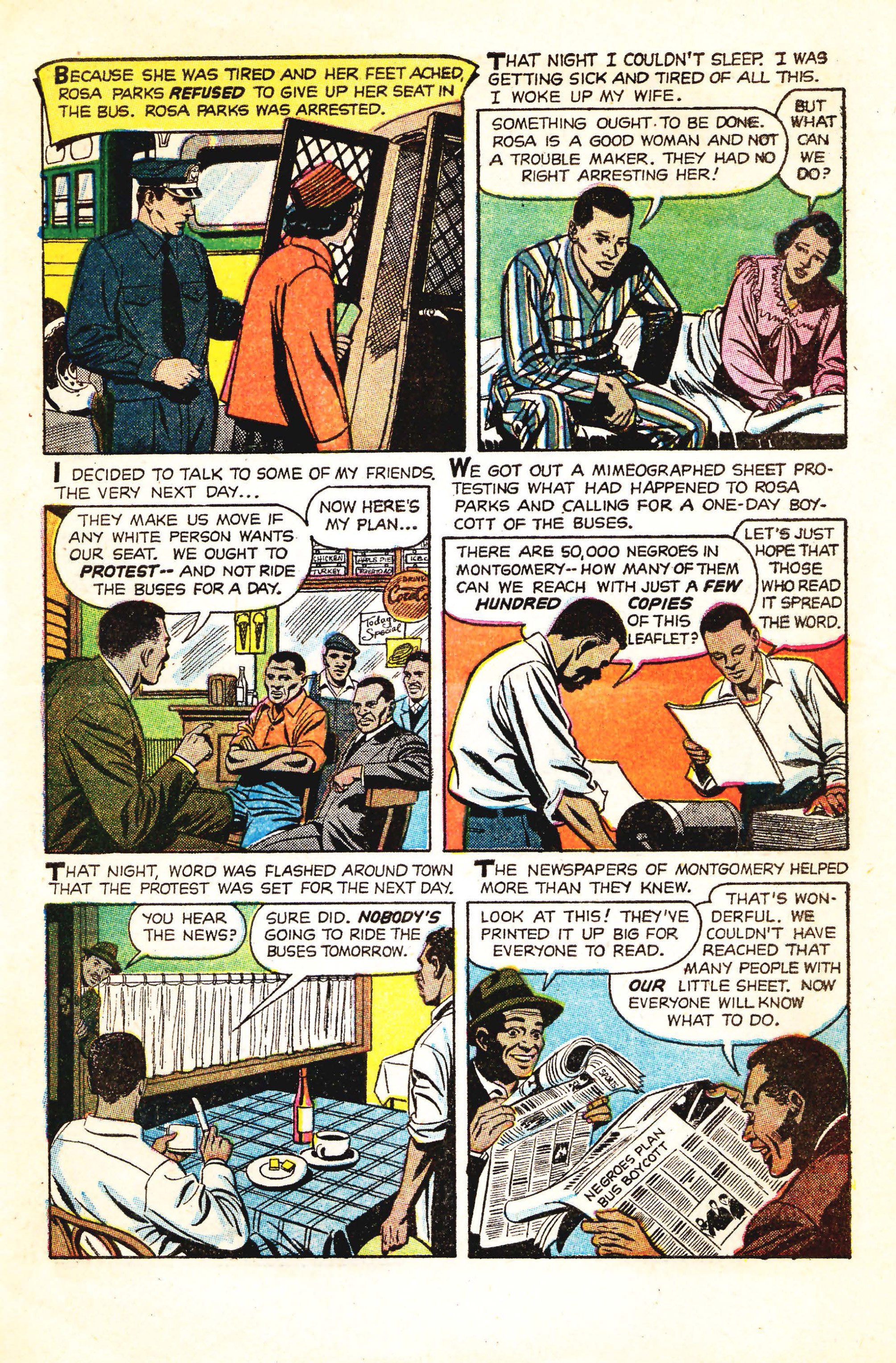 Read online Martin Luther King and the Montgomery Story comic -  Issue # Full - 4