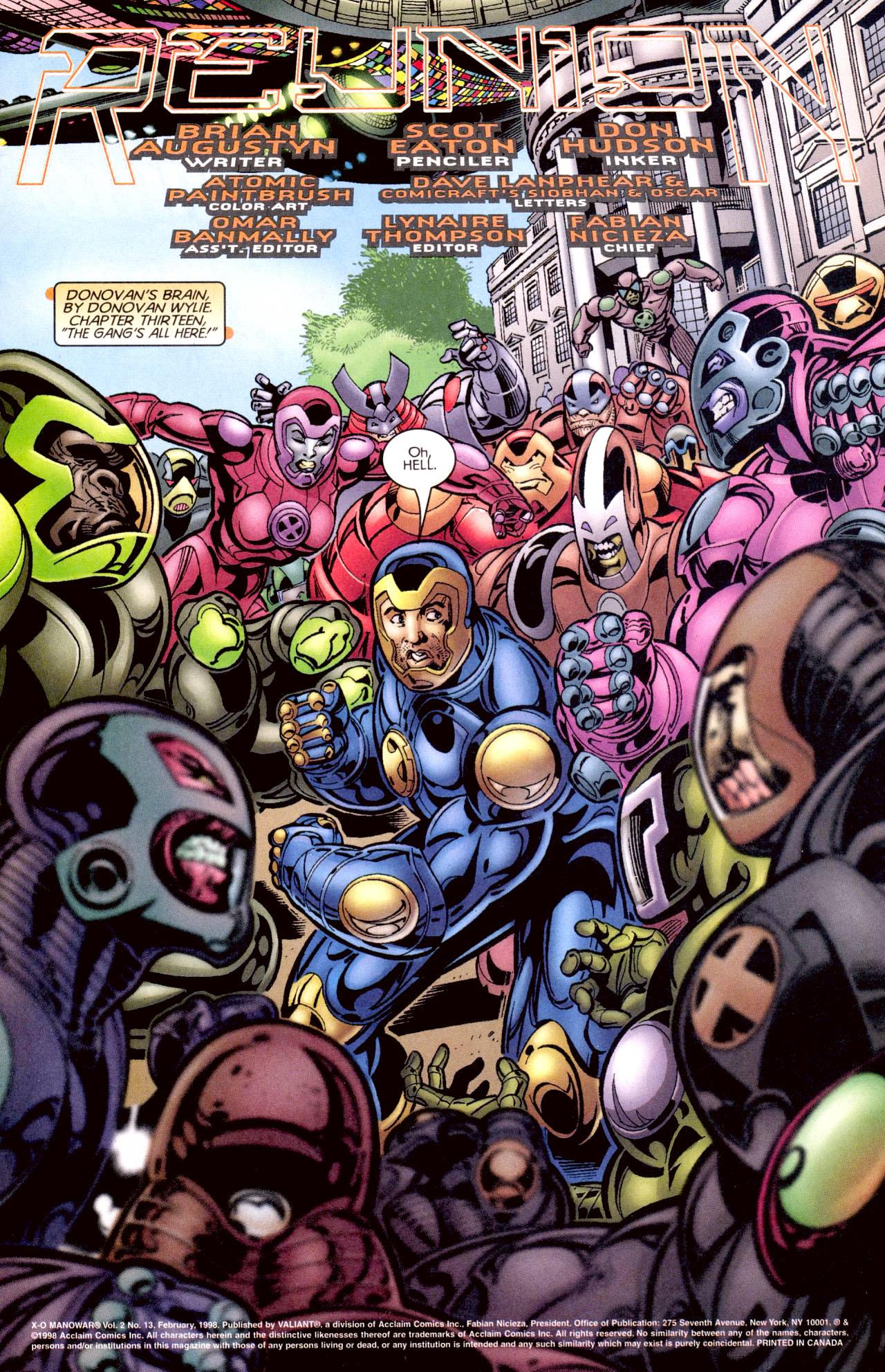 Read online X-O Manowar (1996) comic -  Issue #13 - 2